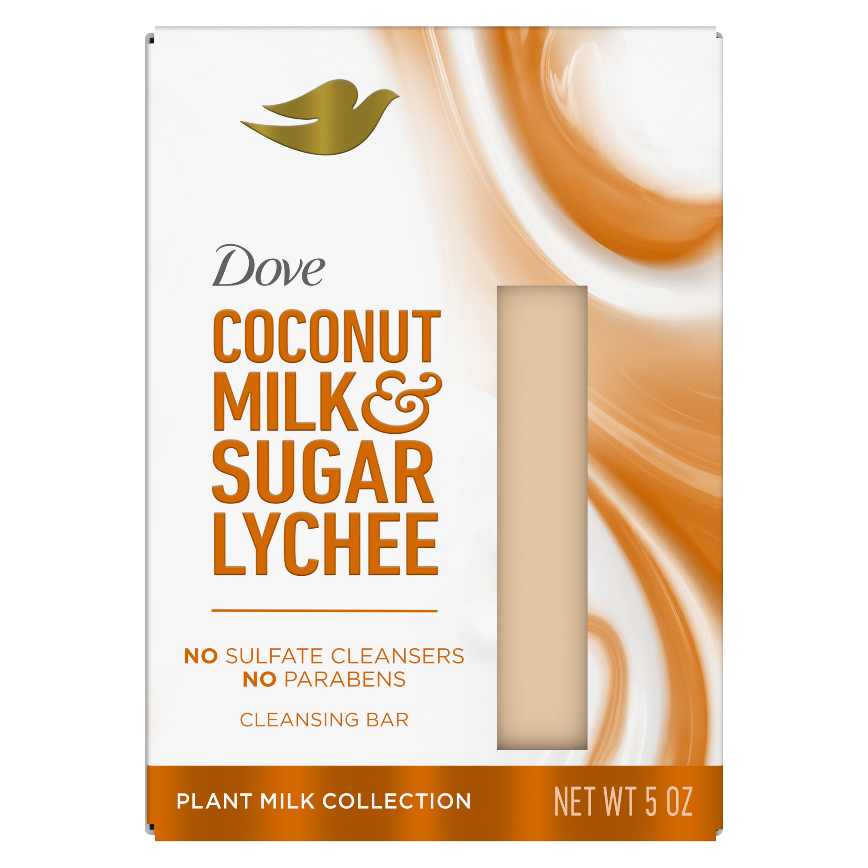 Coconut Milk & Sugar Lychee Plant Milk Cleansing Bar by Dove