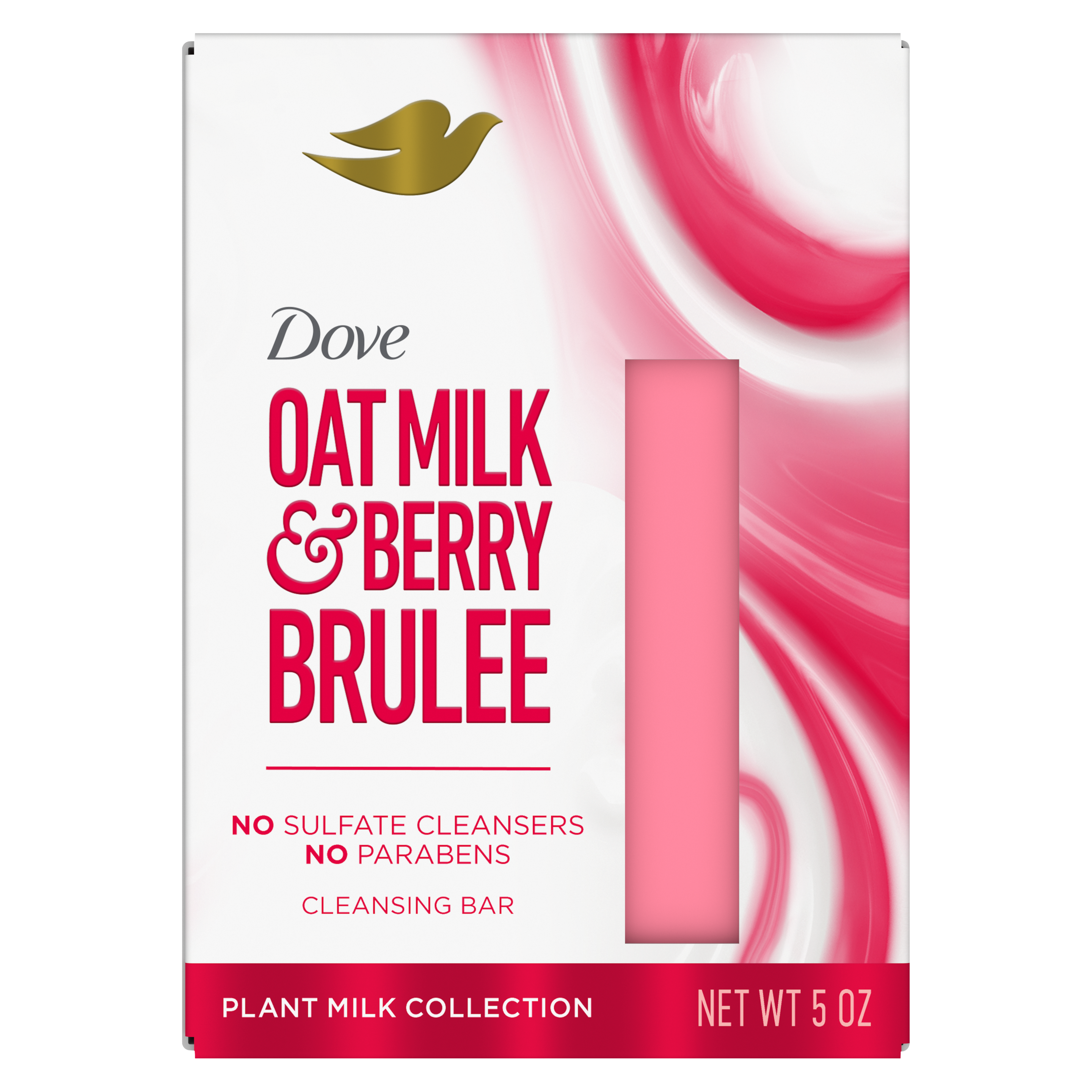 Oat Milk & Berry Brulee Plant Milk Cleansing Bar by Dove