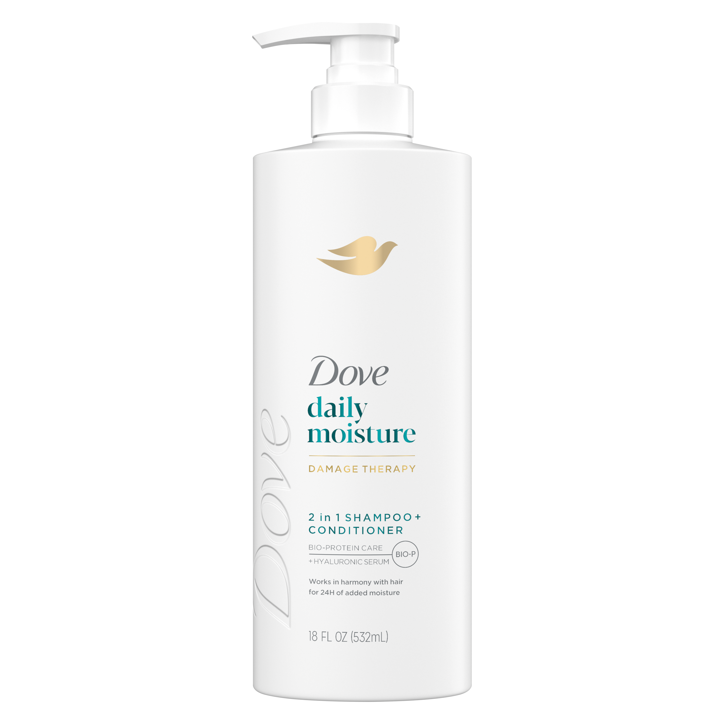 Damage Therapy Daily Moisture 2 in 1 Shampoo and Conditioner by Dove