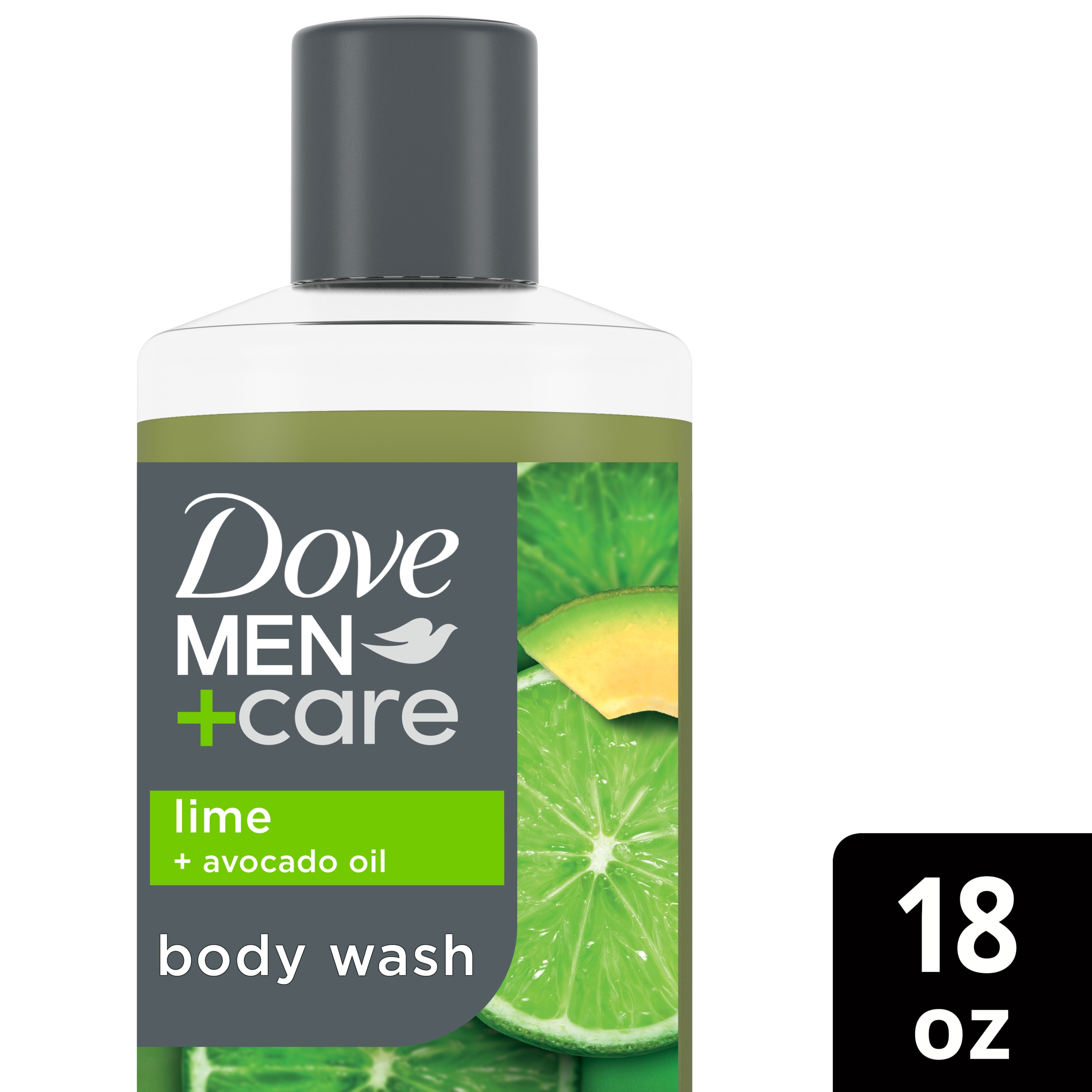 Dove Men+Care Lime + Avocado Oil Reinvigorate Body Wash
