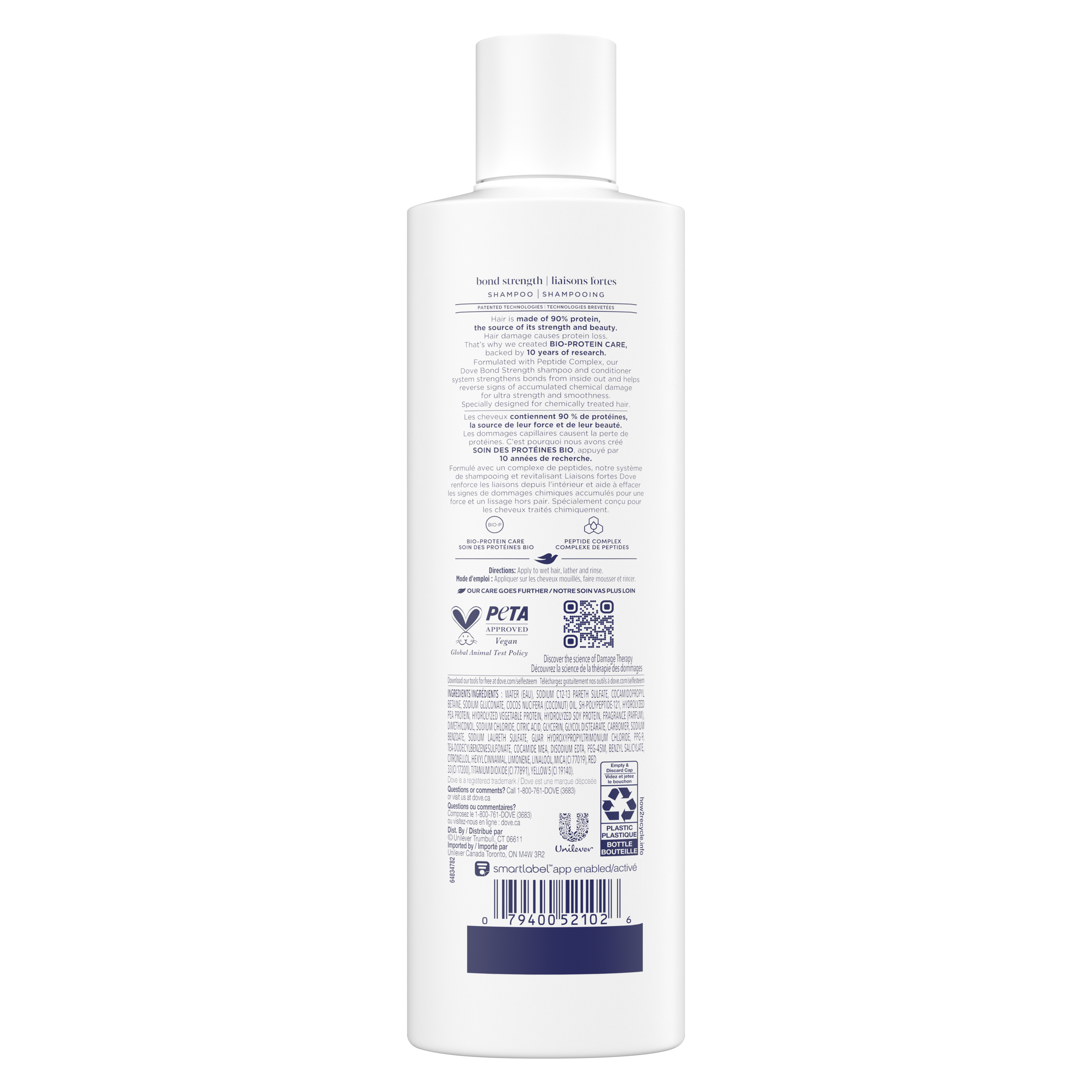 Shampooing Liaisons fortes Thérapie dommages Dove