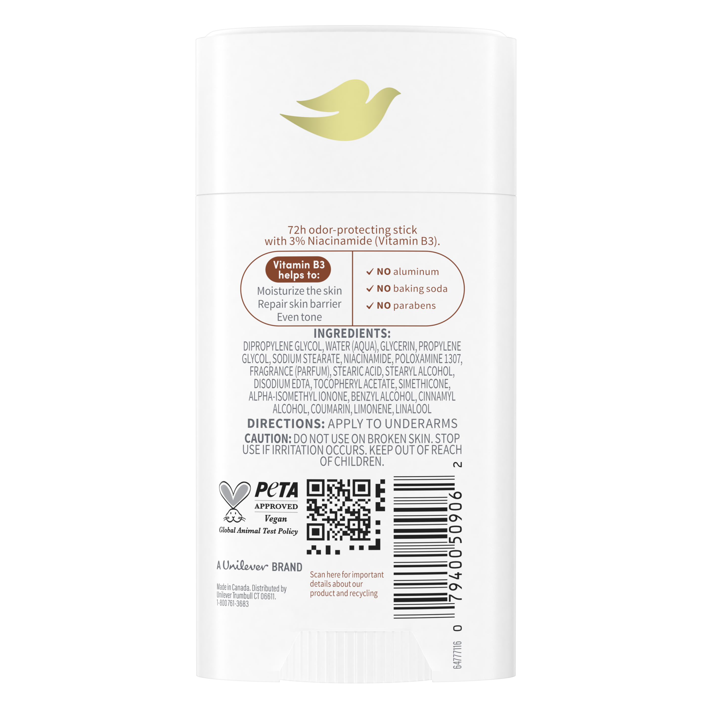 VitaminCare+ Deodorant Stick Coconut & Shea