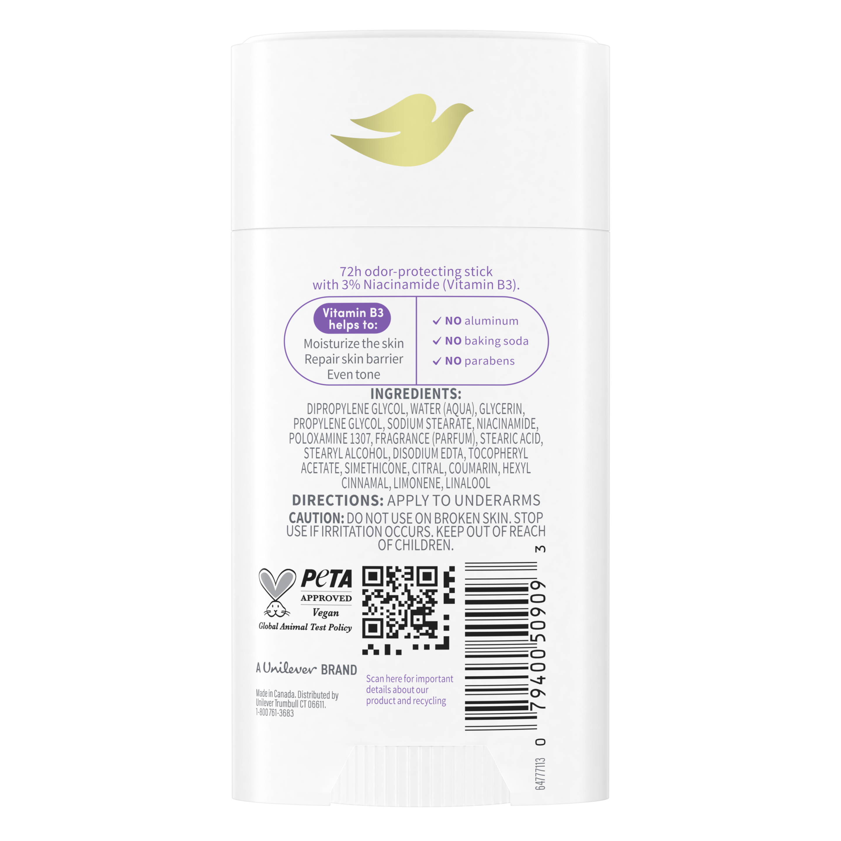 VitaminCare+ Deodorant Stick Lavender & Chamomile