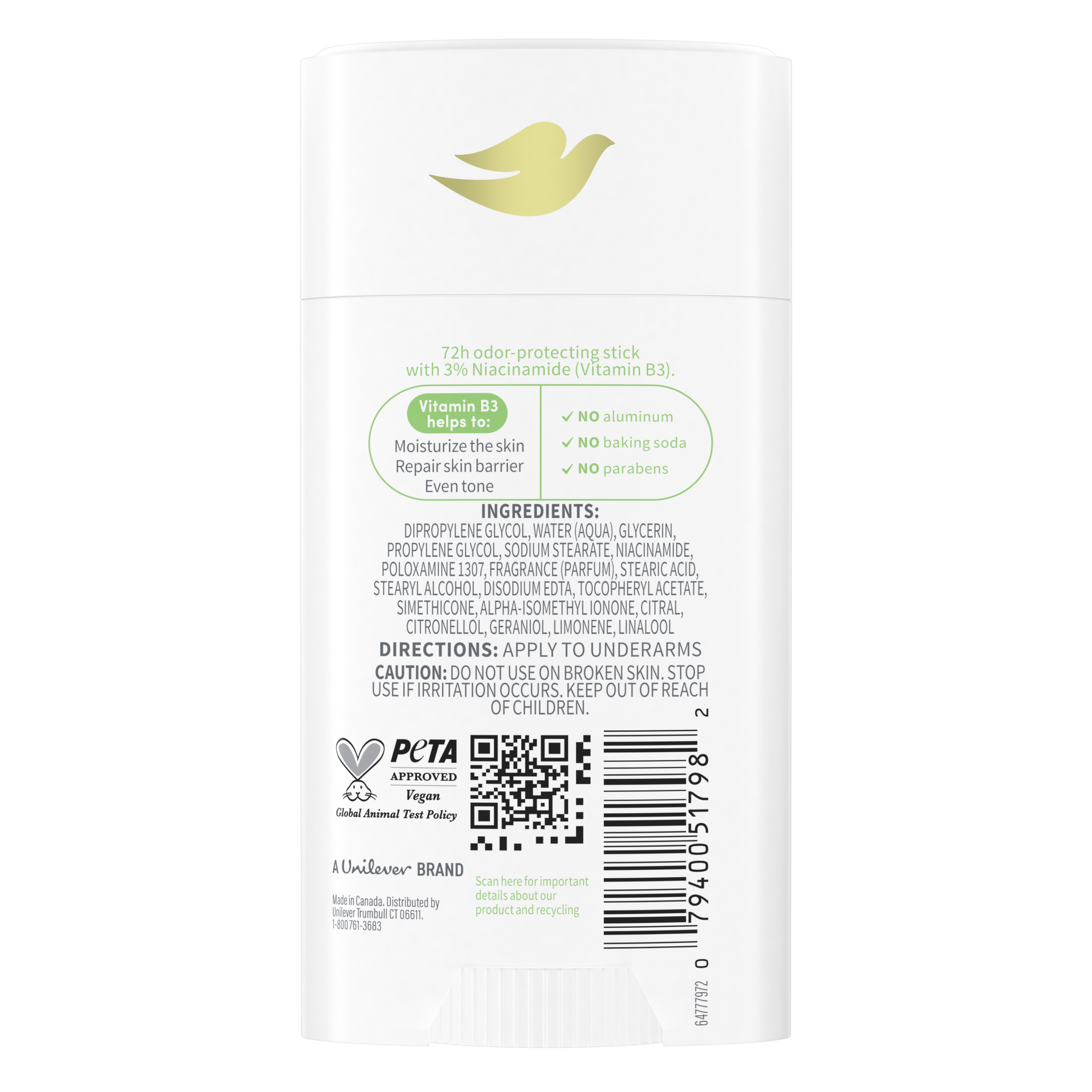 VitaminCare+ Deodorant Stick Green Tea & Sakura