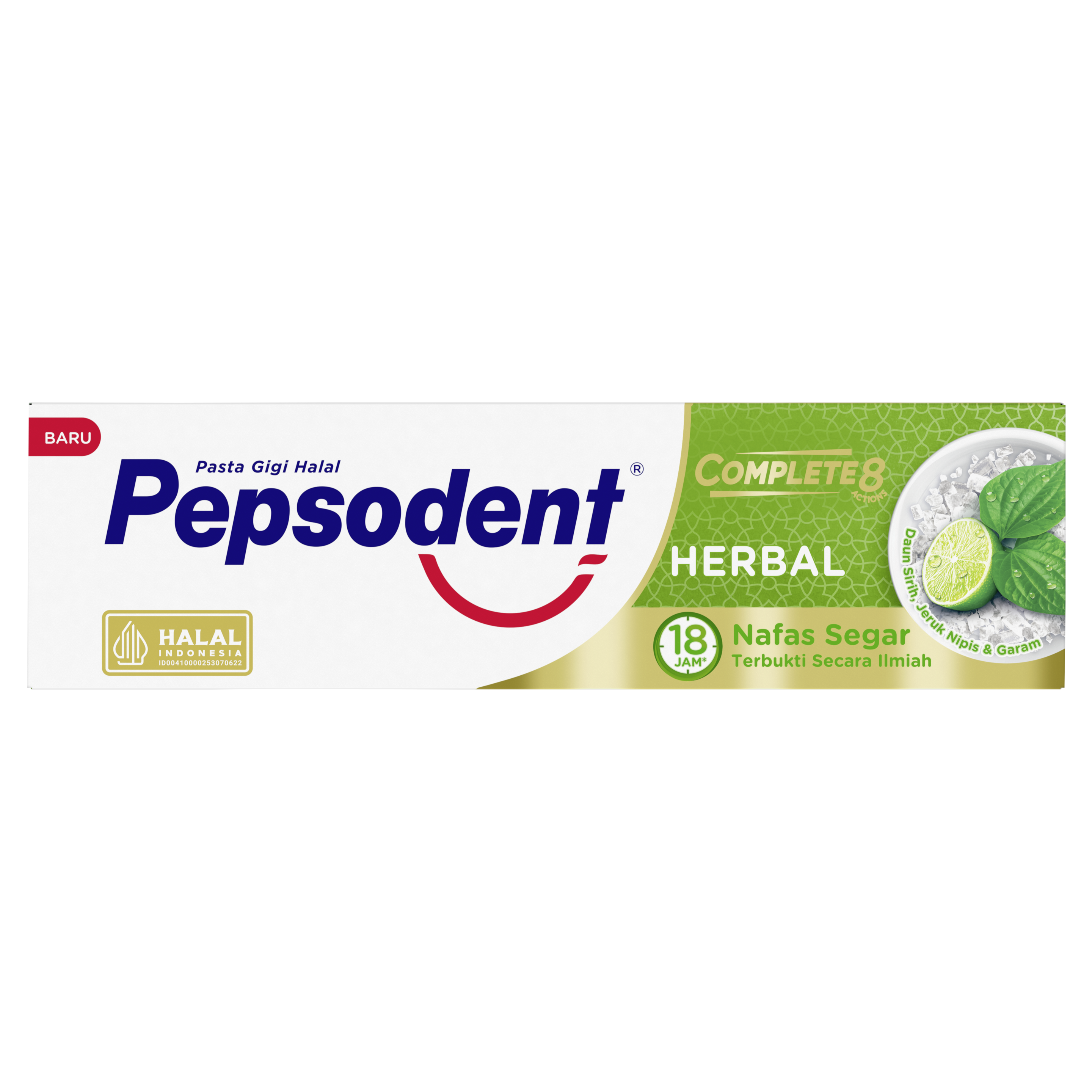 Pasta Gigi Pepsodent Complete 8 Herbal 100G