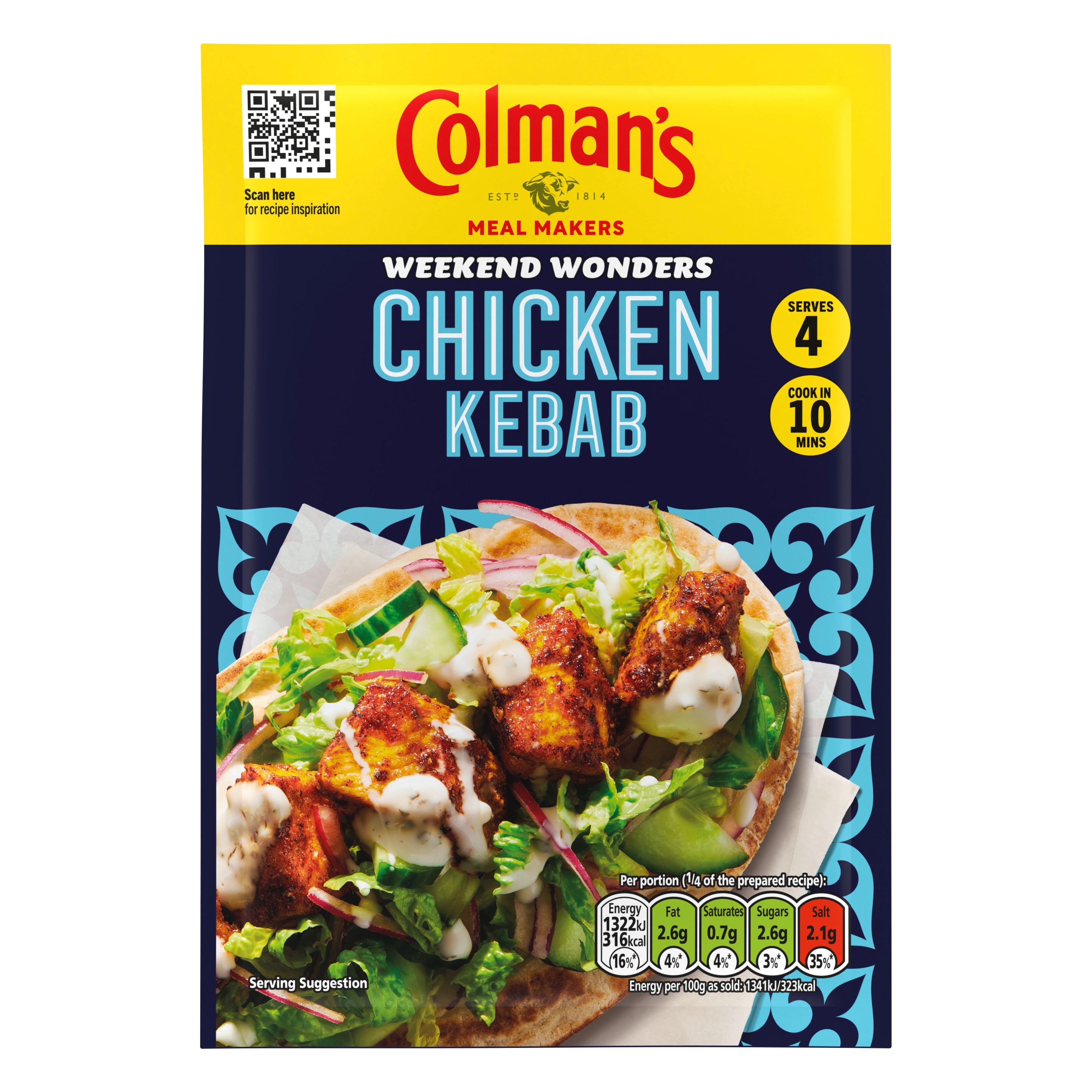 Colman’s Weekend Wonders Chicken Kebab