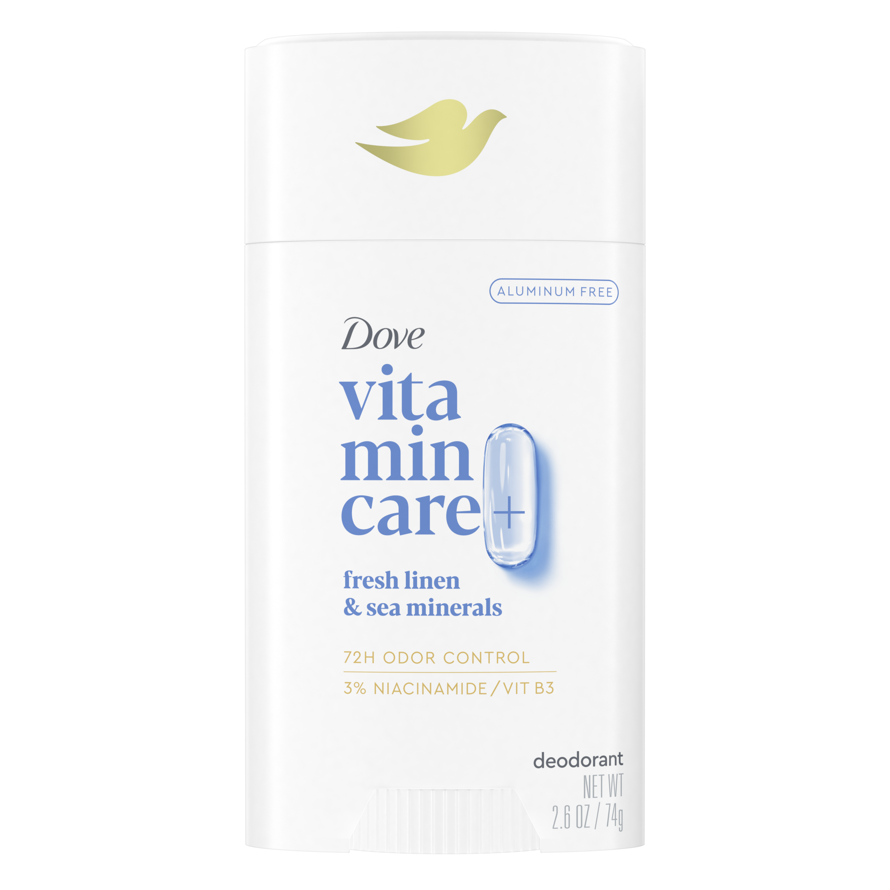 Dove VitaminCare+Fresh Linen & Sea Minerals 2.6 oz