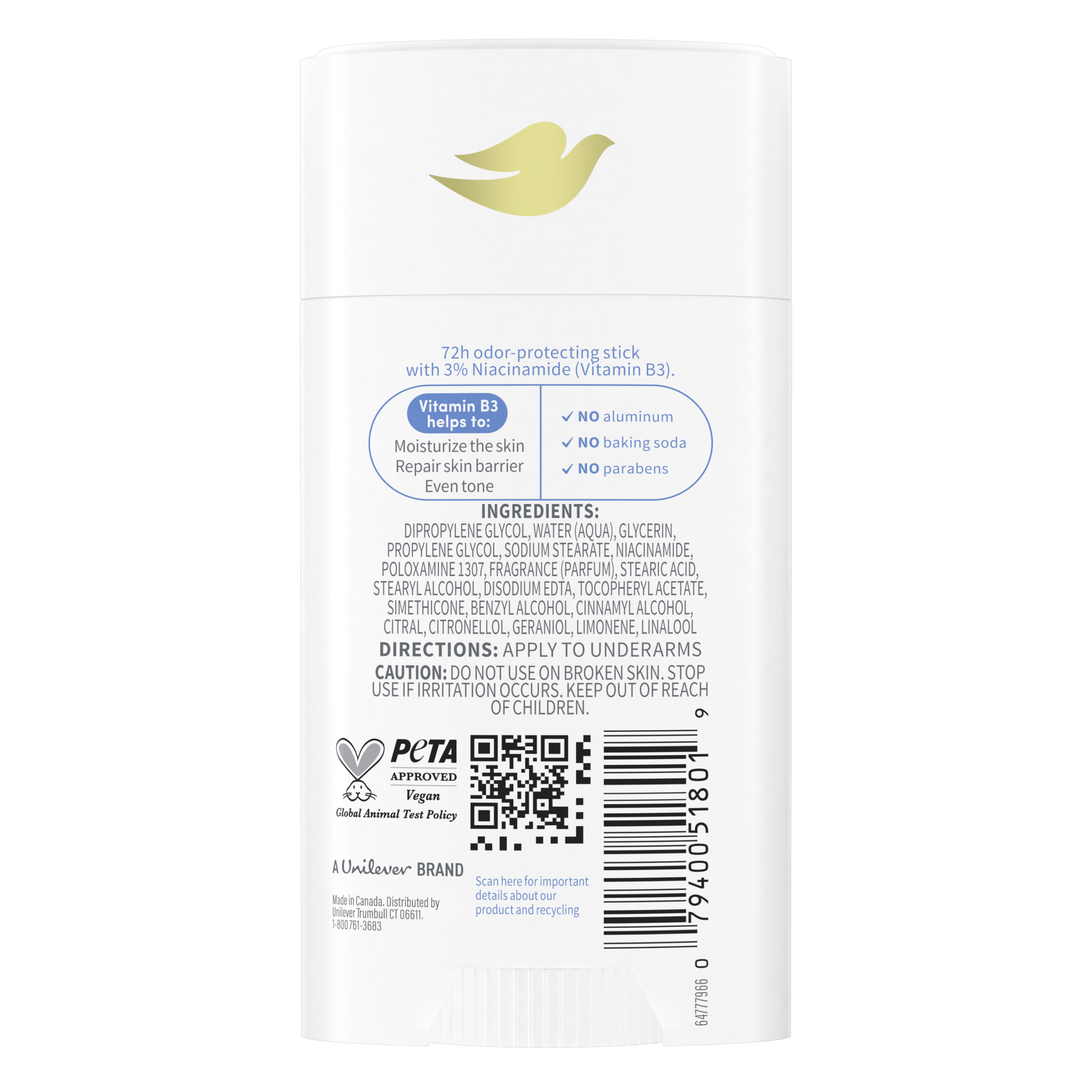 VitaminCare+ Deodorant Stick Fresh Linen and Sea Minerals