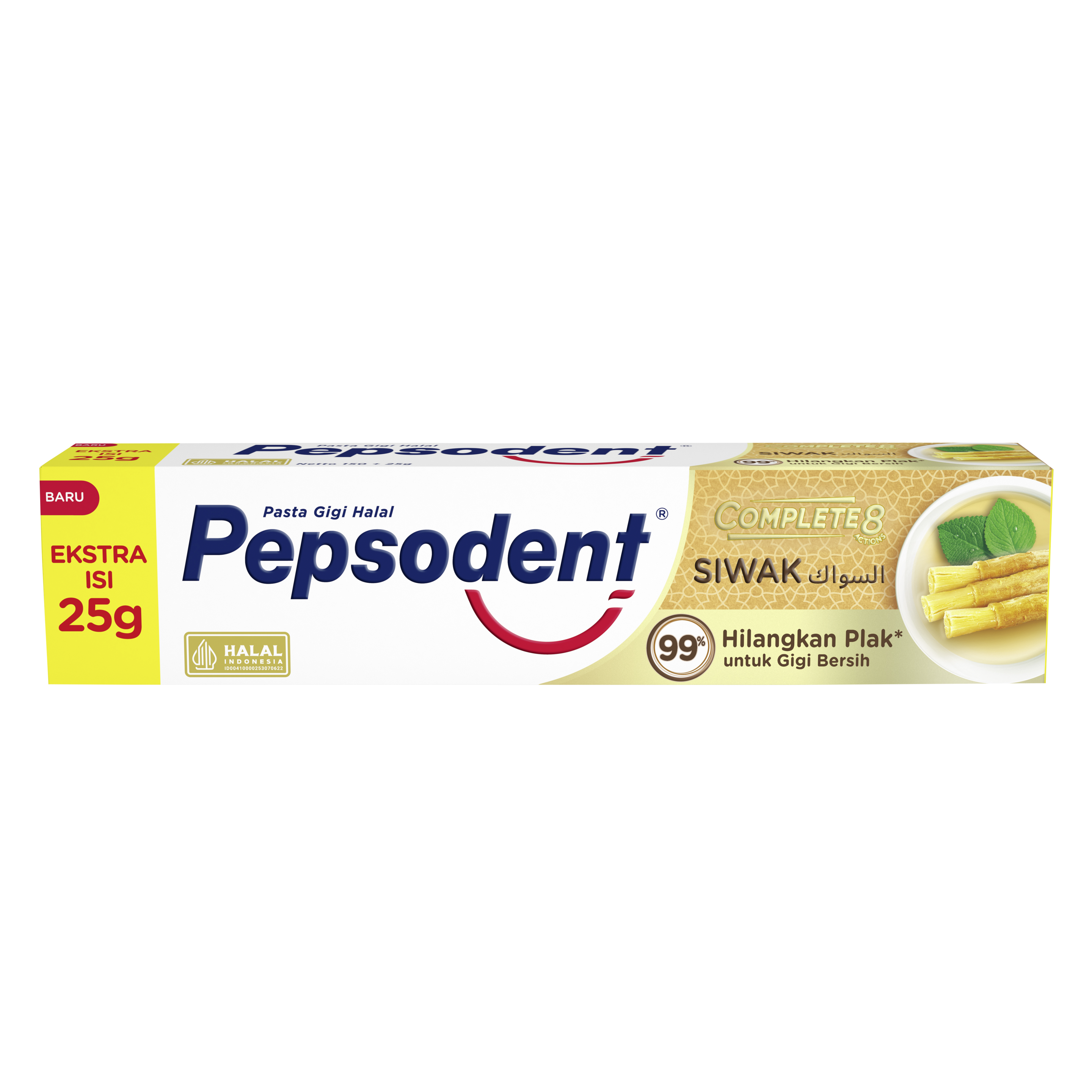 Pasta Gigi Pepsodent Siwak 150+25g