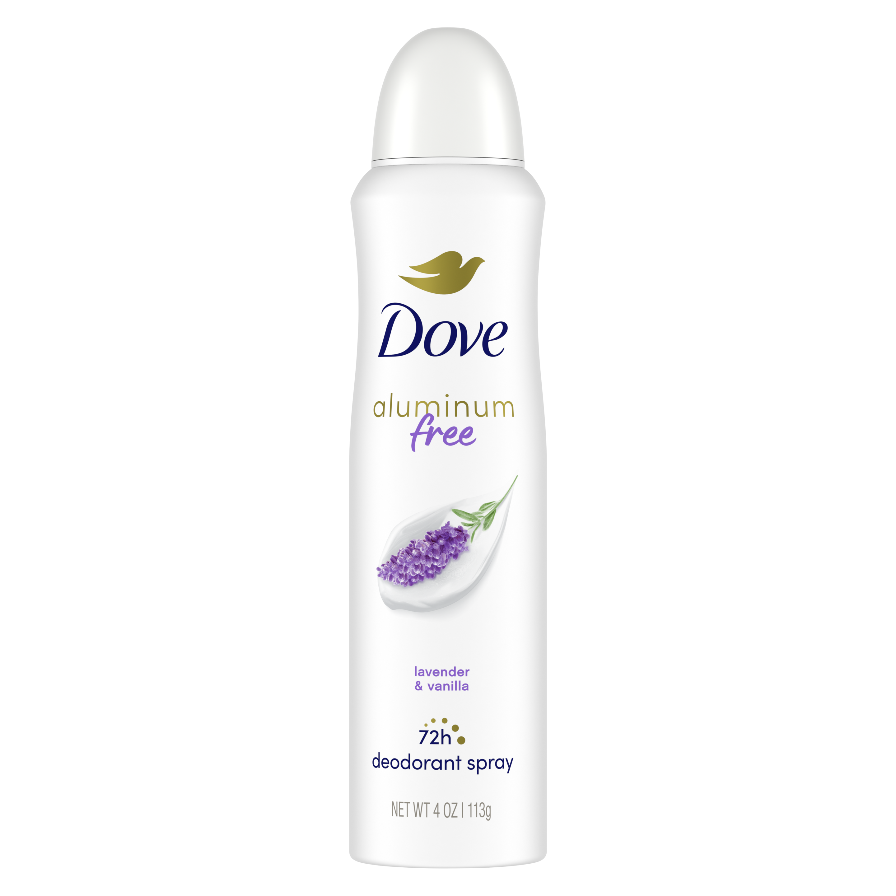 Dove 0% Aluminum Deodorant Spray Lavender & Vanilla
