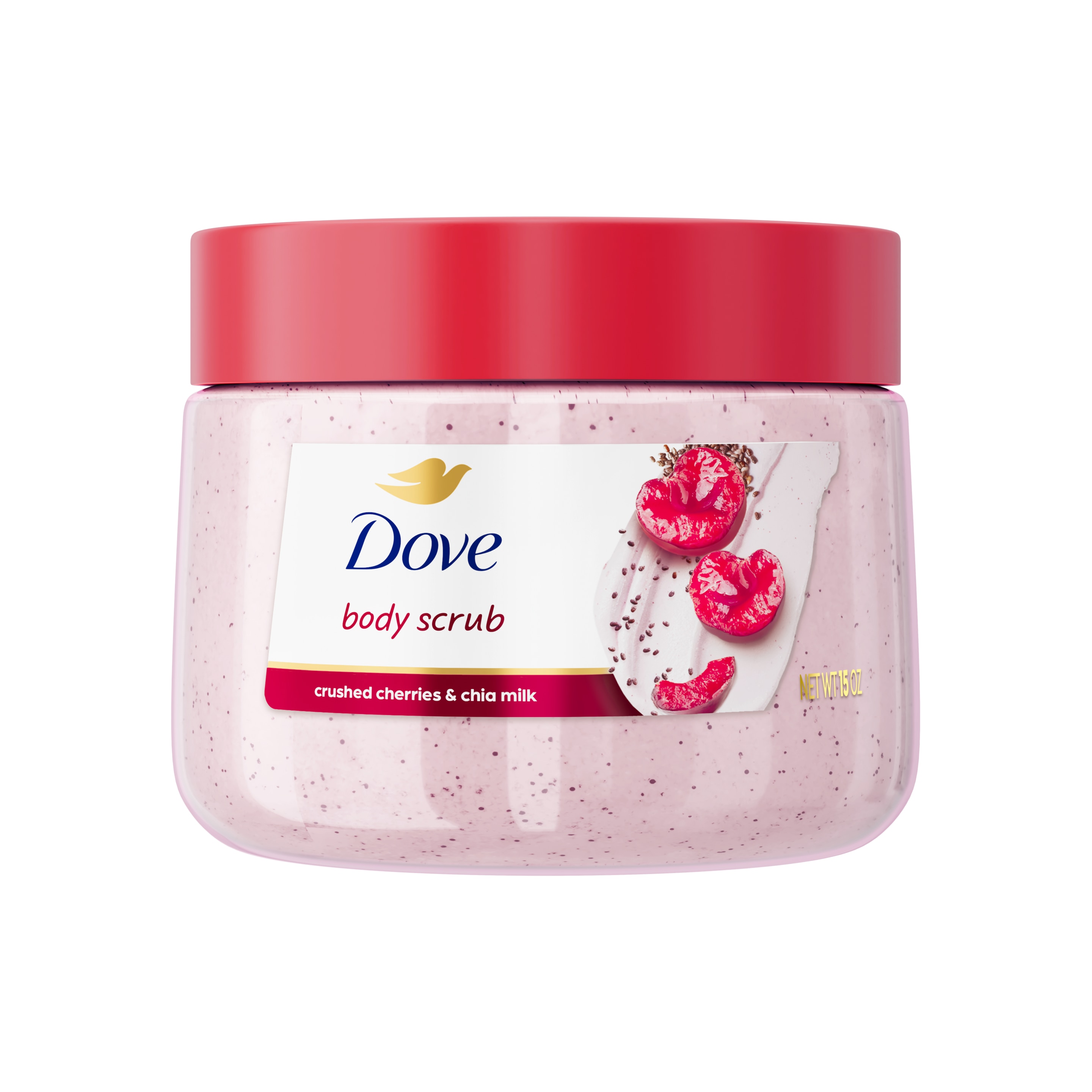 Dove Body Polish with Crushed Cherries & Chia Milk
