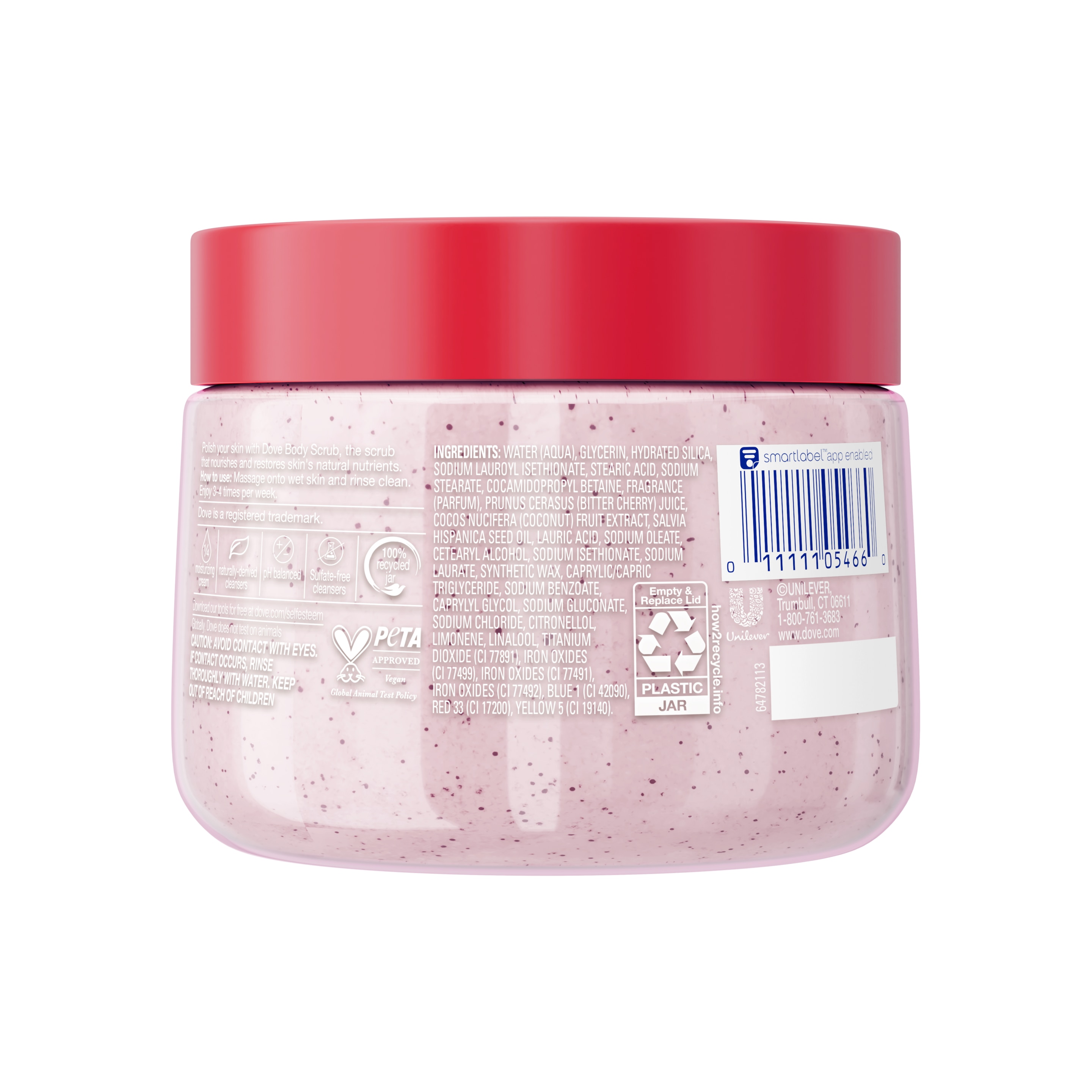 Dove Body Polish with Crushed Cherries & Chia Milk