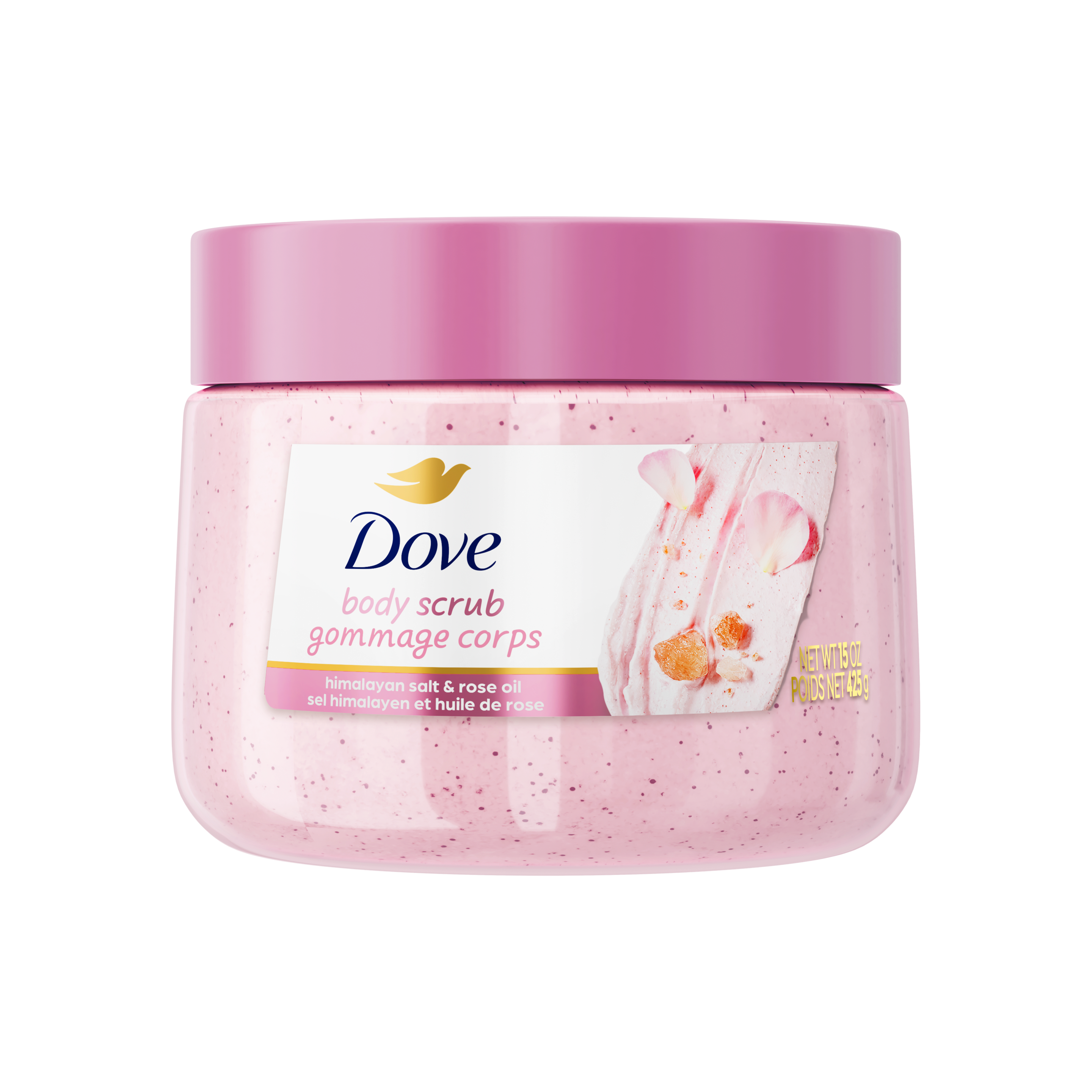 Himalayan Salt & Rose Oil Exfoliating Body Scrub by Dove