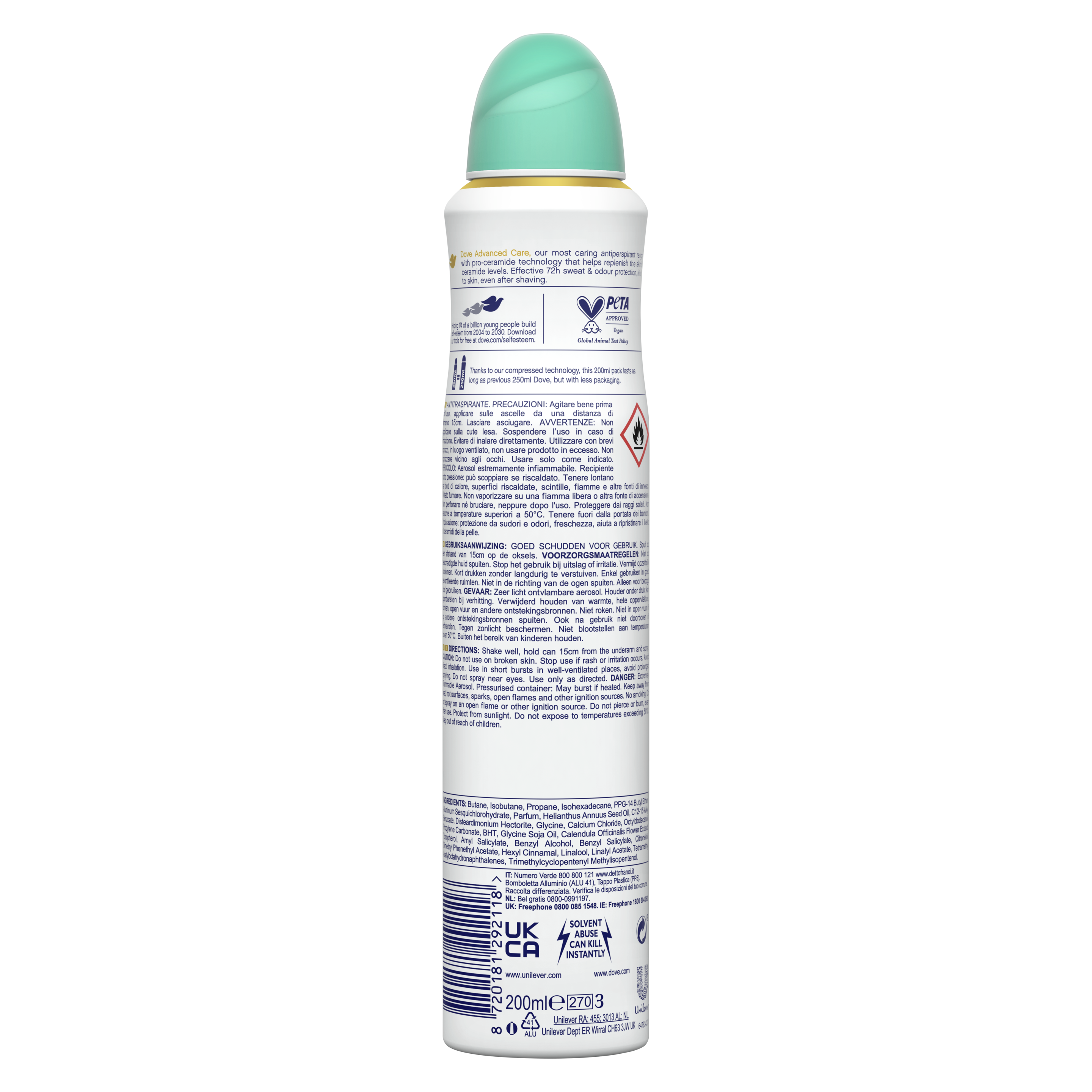 Advanced Care Go Fresh Pear & Aloe Vera Antiperspirant Deodorant Spray
