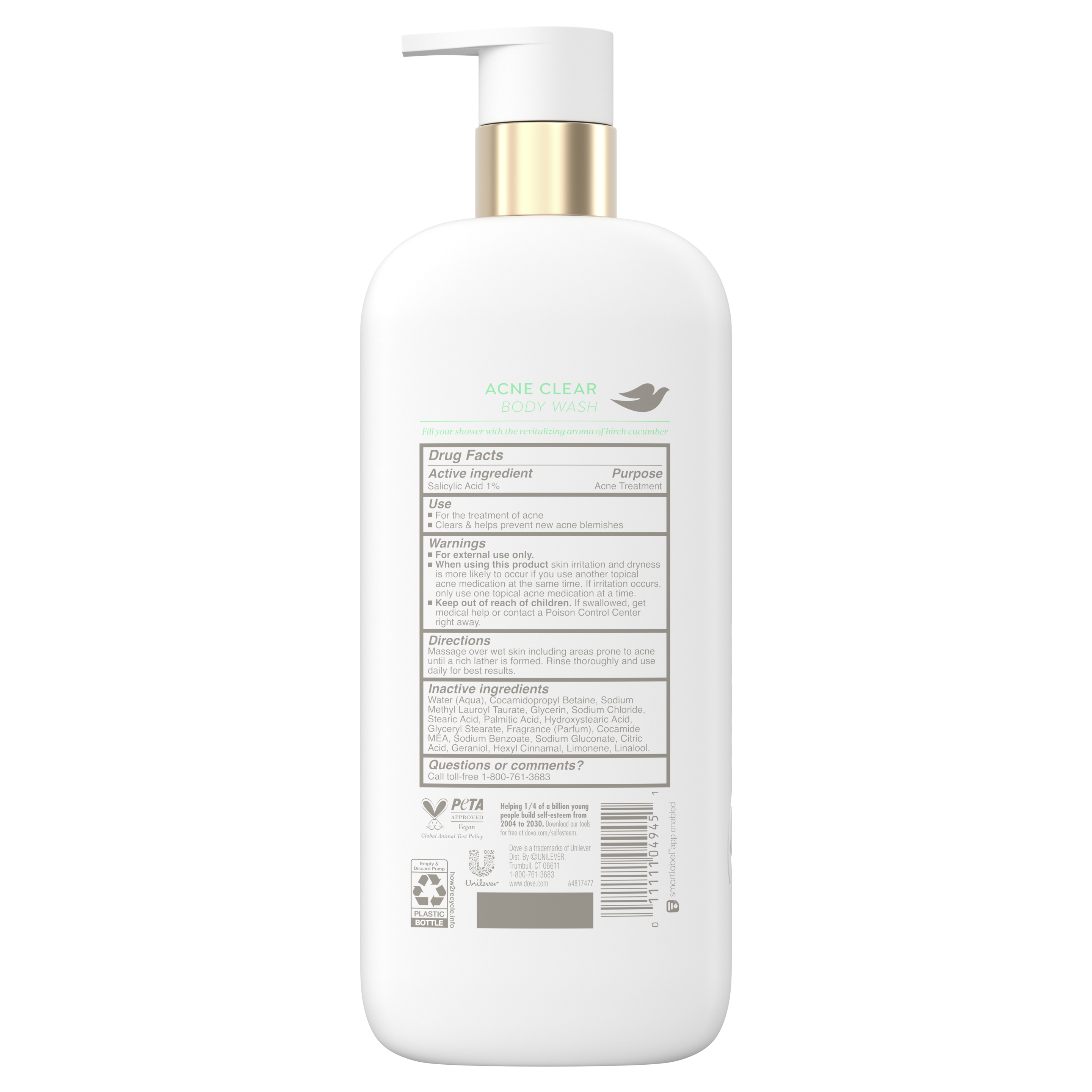 Acne Clear Serum Body Wash with clearing Salicylic Acid