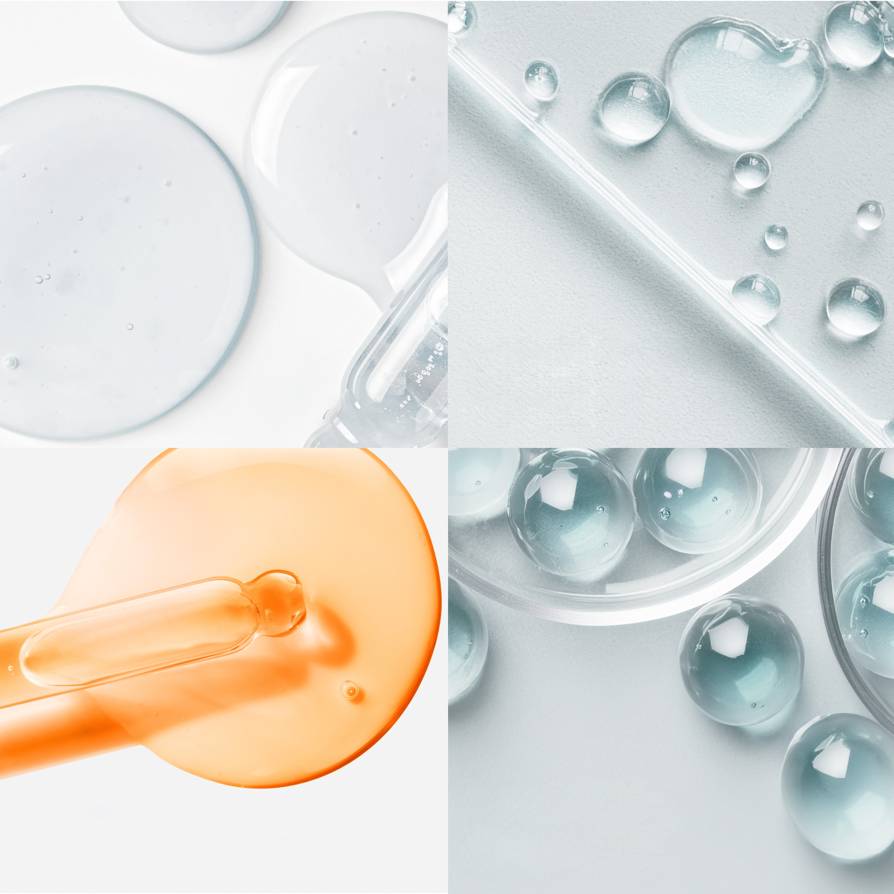 lab glass with liquid dripping