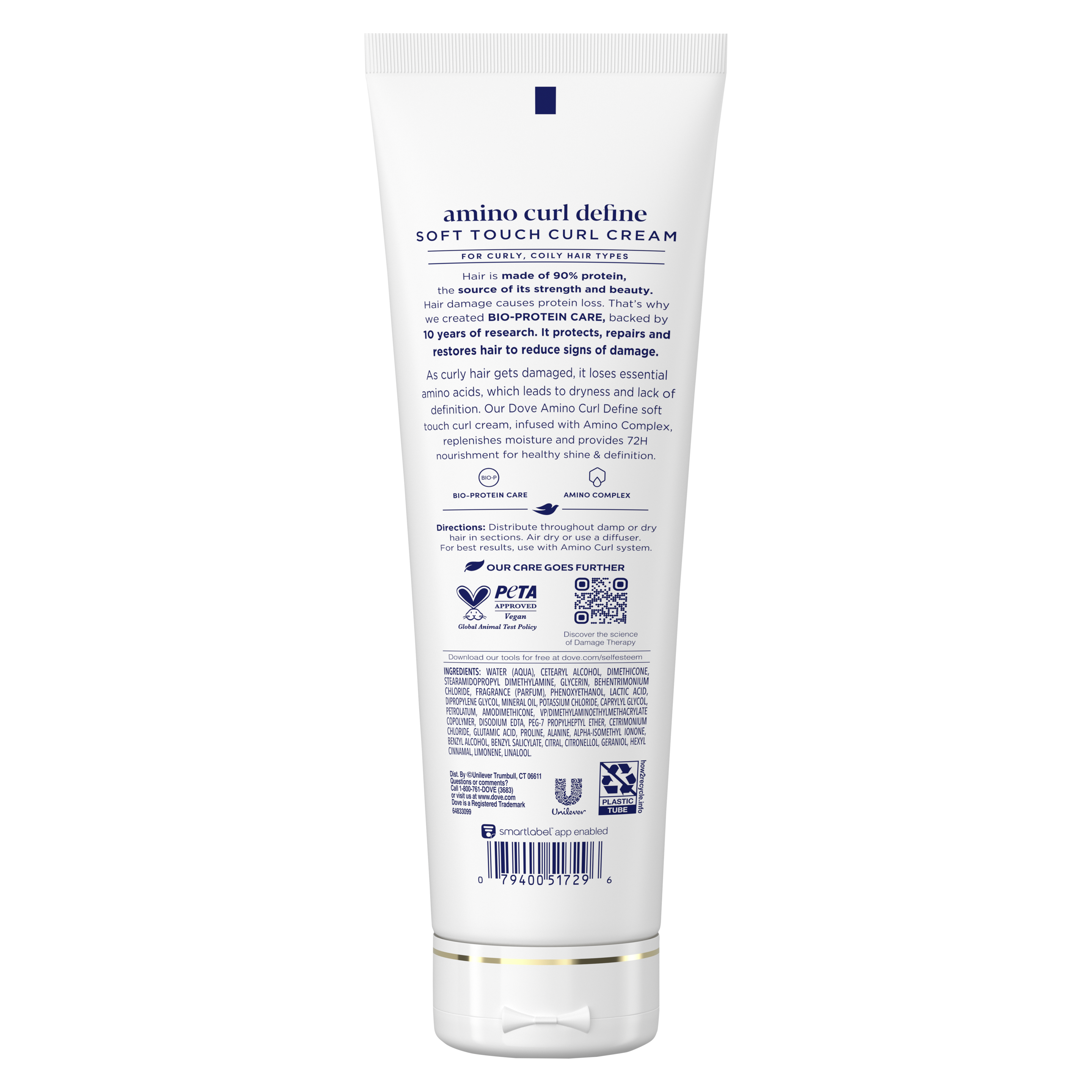 Dove Damage Therapy Amino Curl Define Soft Touch Curl Cream