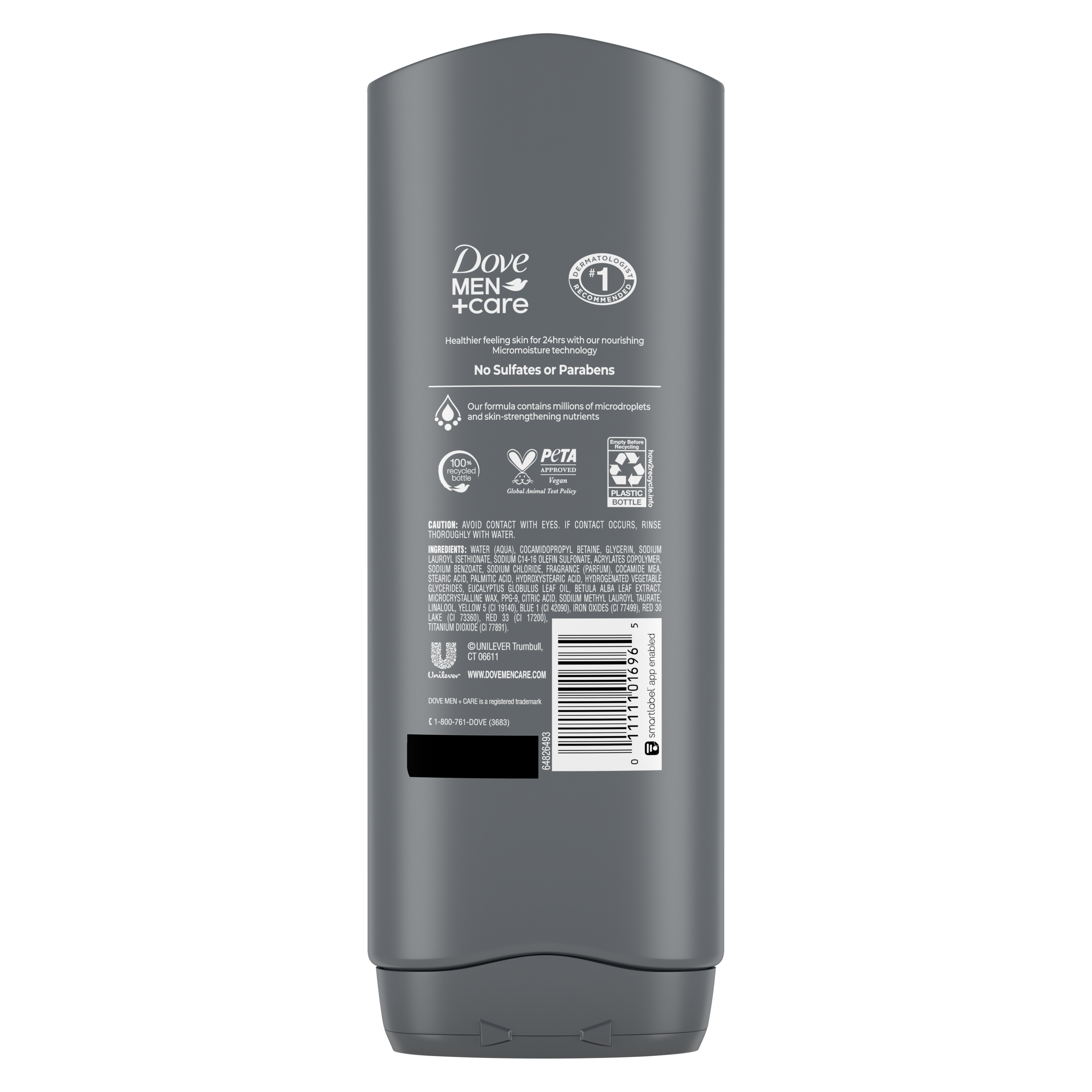 Men+Care Blue Eucalyptus + Birch Relaxing Body + Face Wash