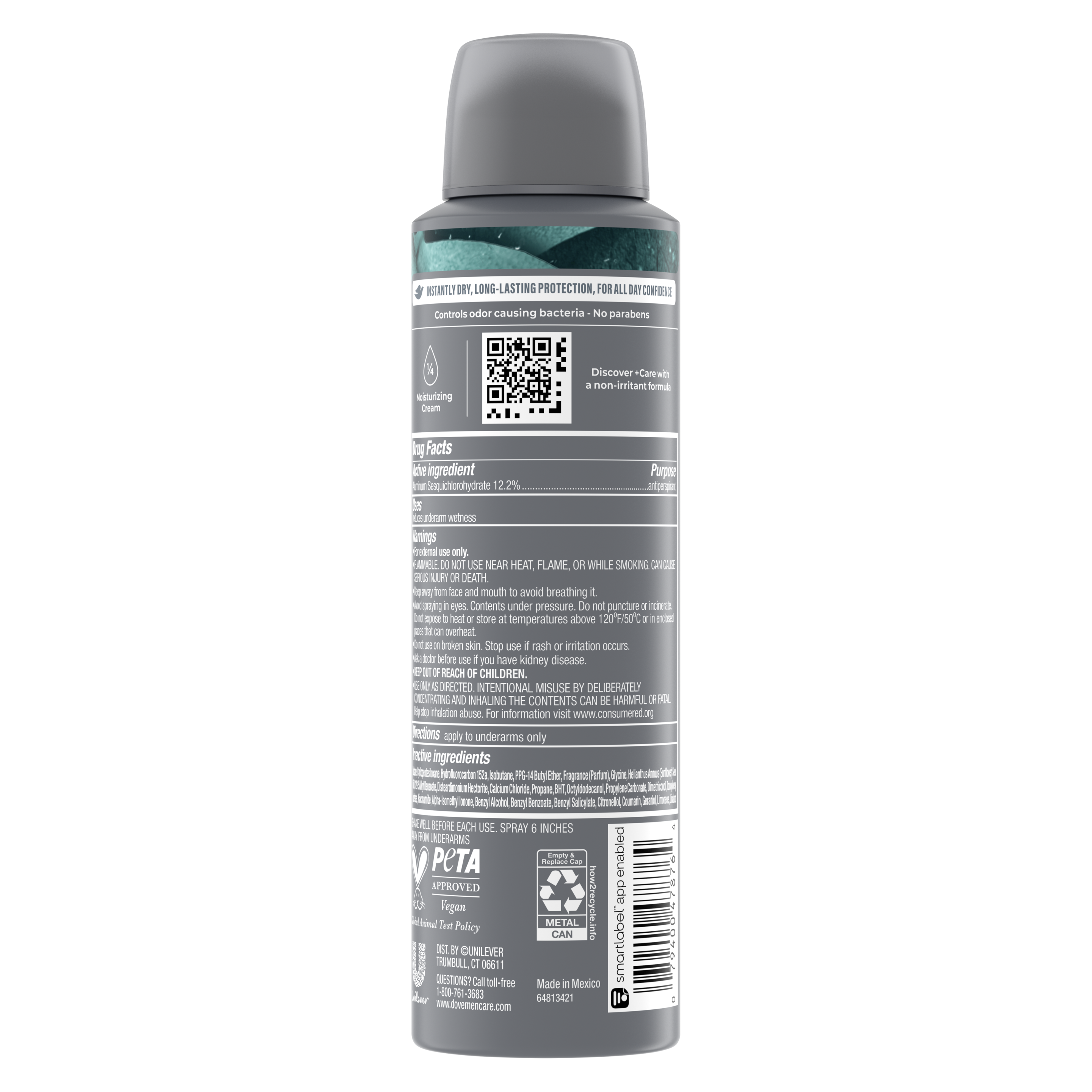 Men+Care Wild Eucalyptus Dry Spray Antiperspirant