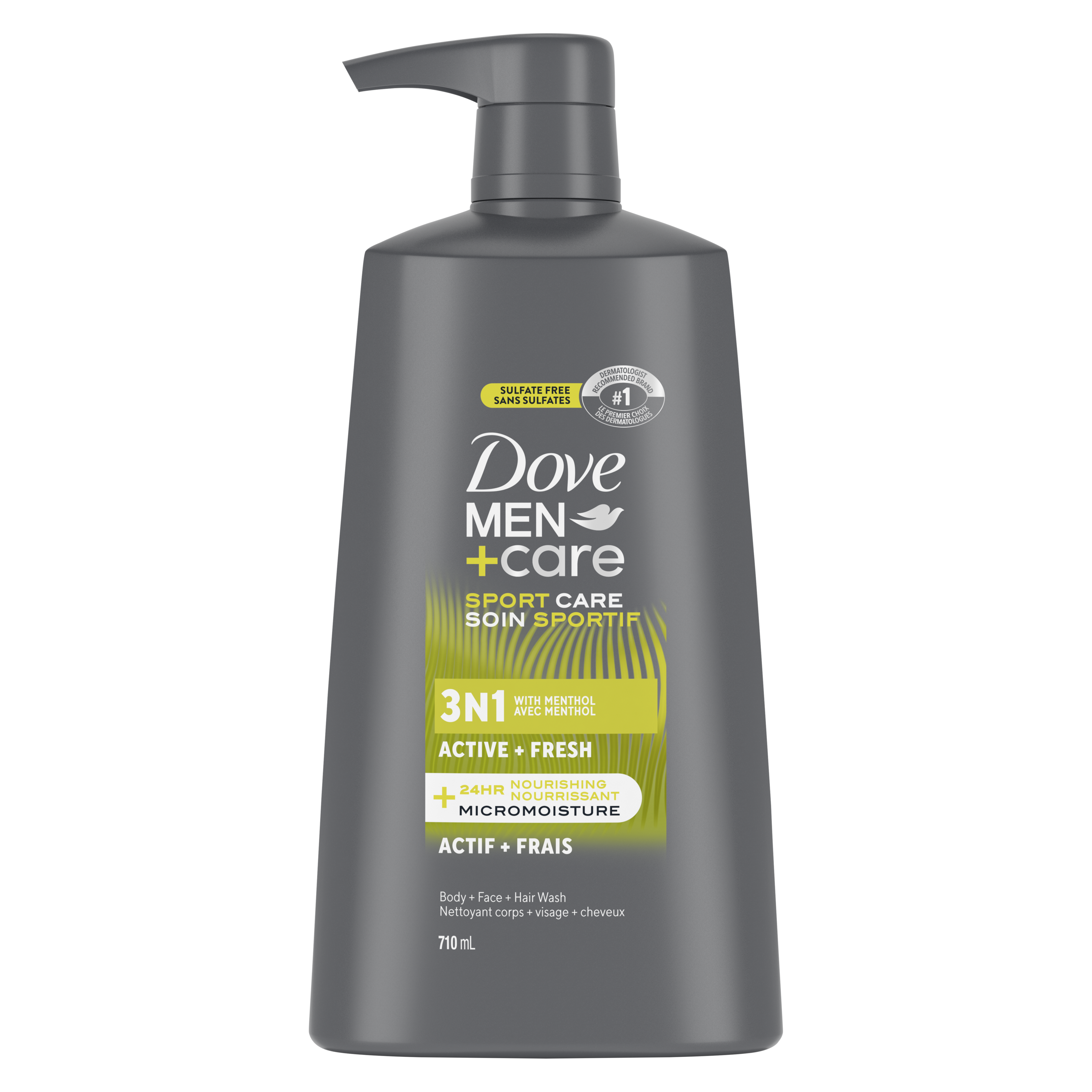 Dove Men+Care 3N1 Active + Fresh Body Wash 710 ml