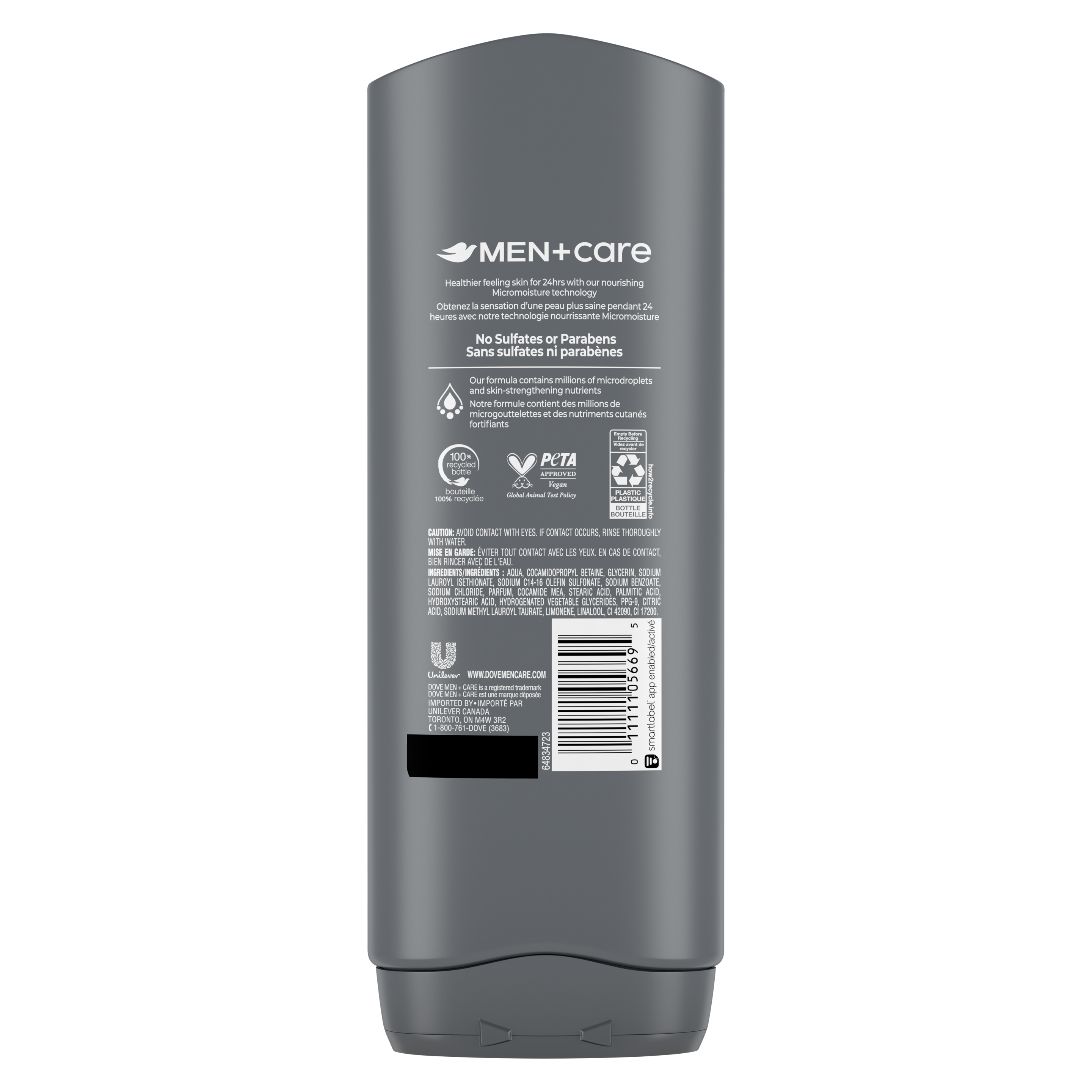 Men+Care 3N1 Revive + Detox Body Wash