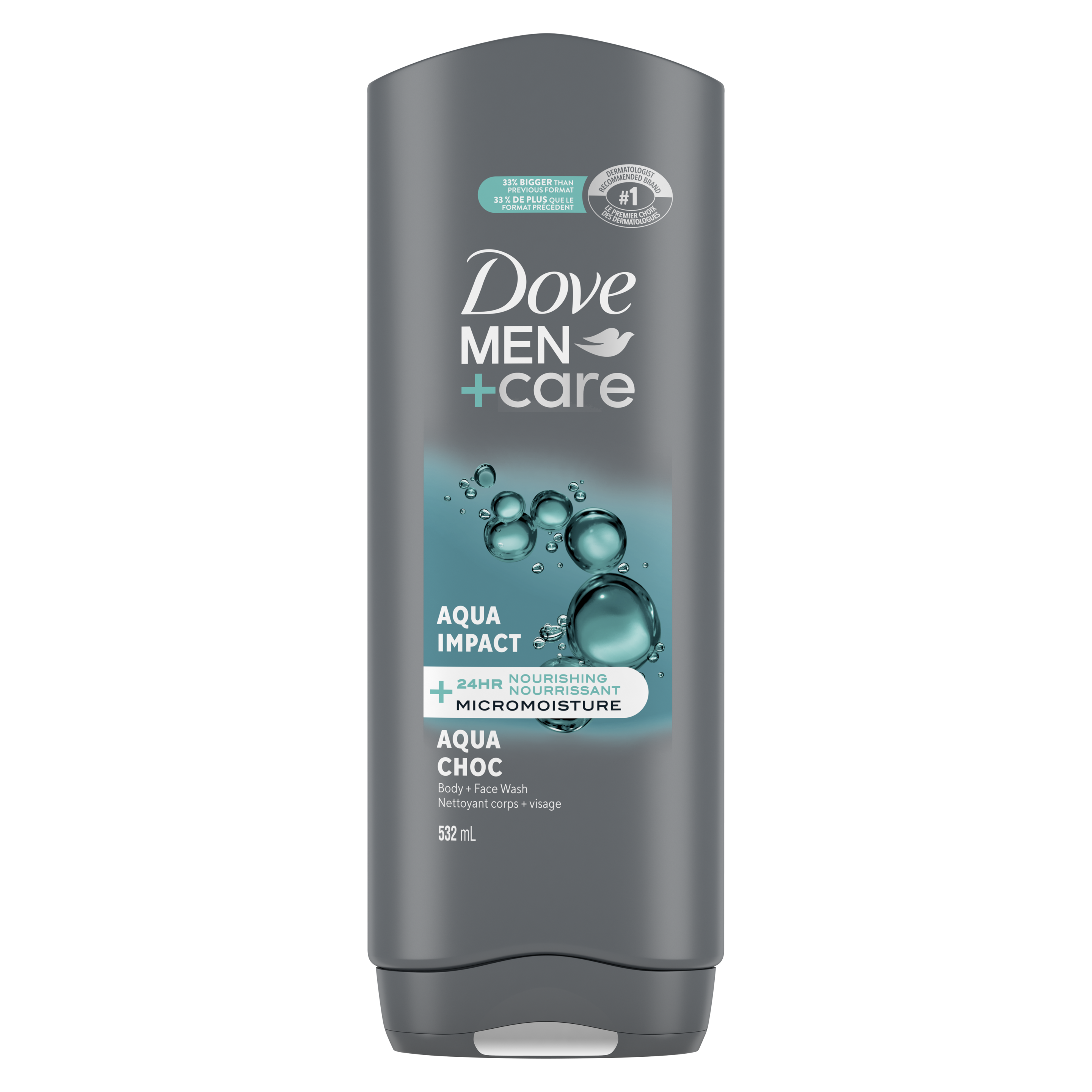 Dove Men+Care Renewing Aqua Impact Body + Face Wash 532ml
