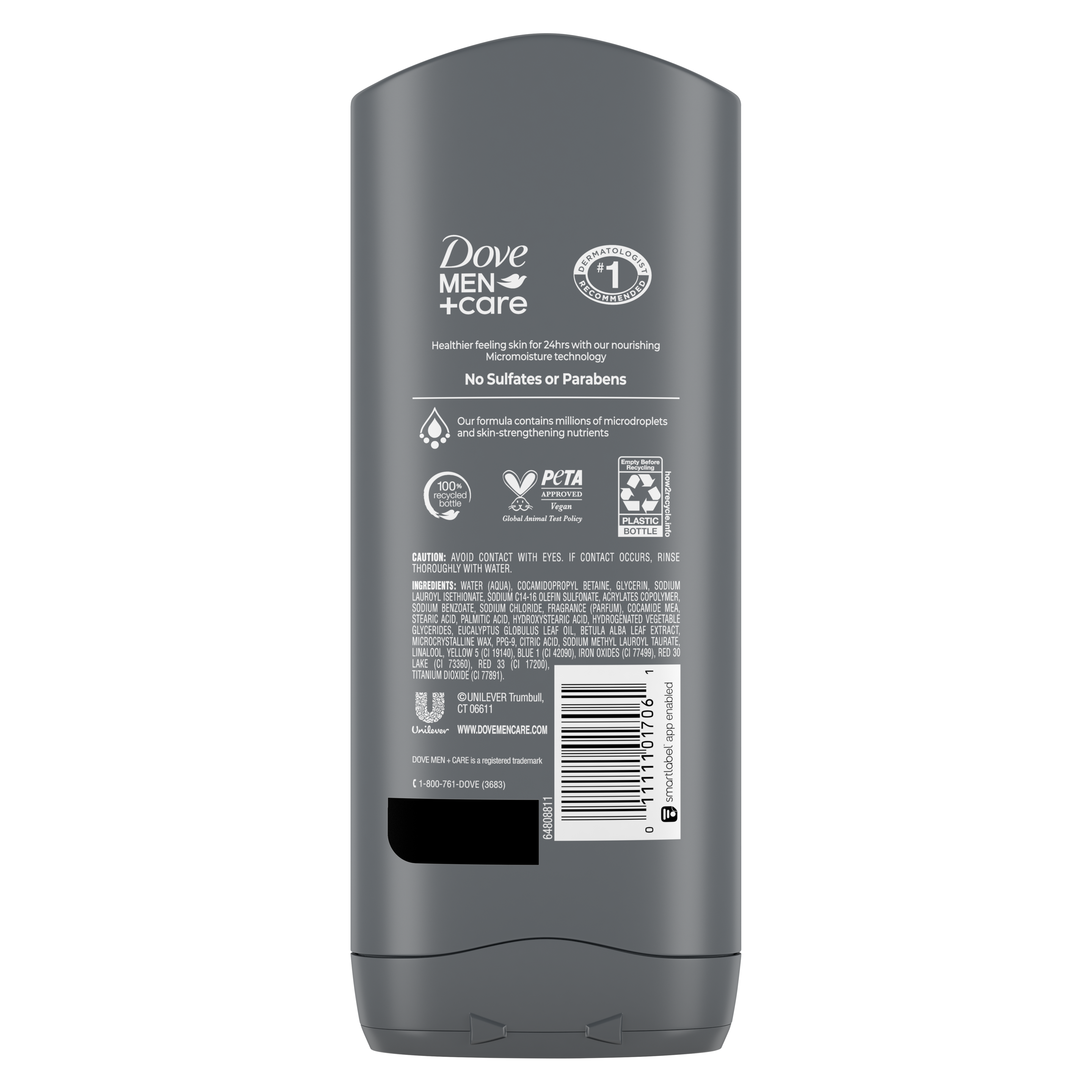 Men+Care Blue Eucalyptus + Birch Relaxing Body + Face Wash