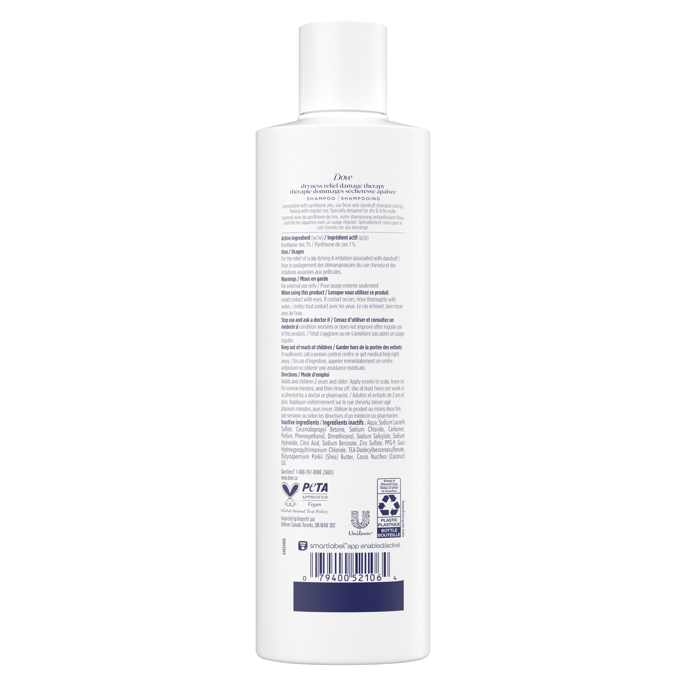 Dove Damage Therapy Dryness & Itch Relief Anti-Dandruff Shampoo