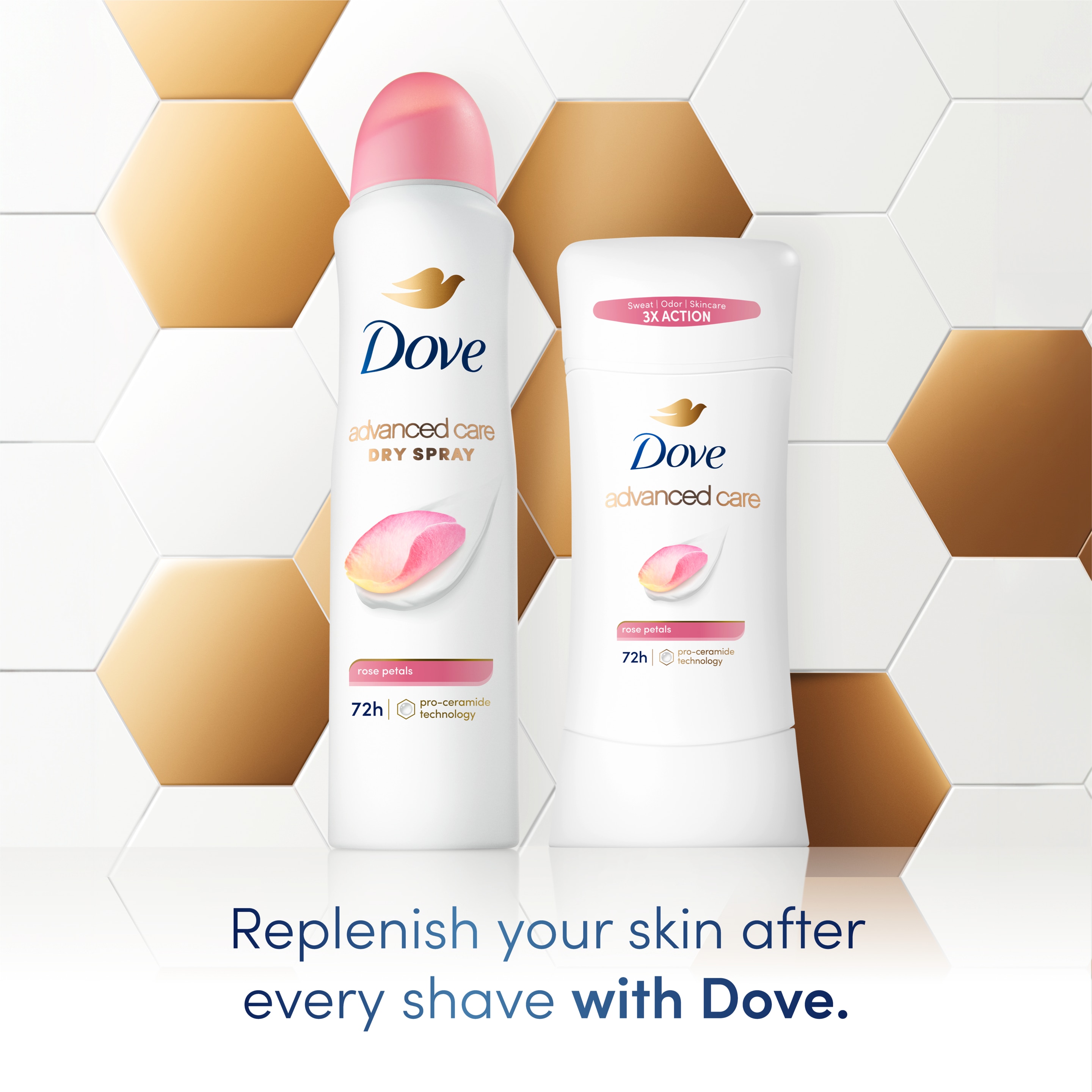 Advanced Care Rose Petals Antiperspirant Dry Spray
