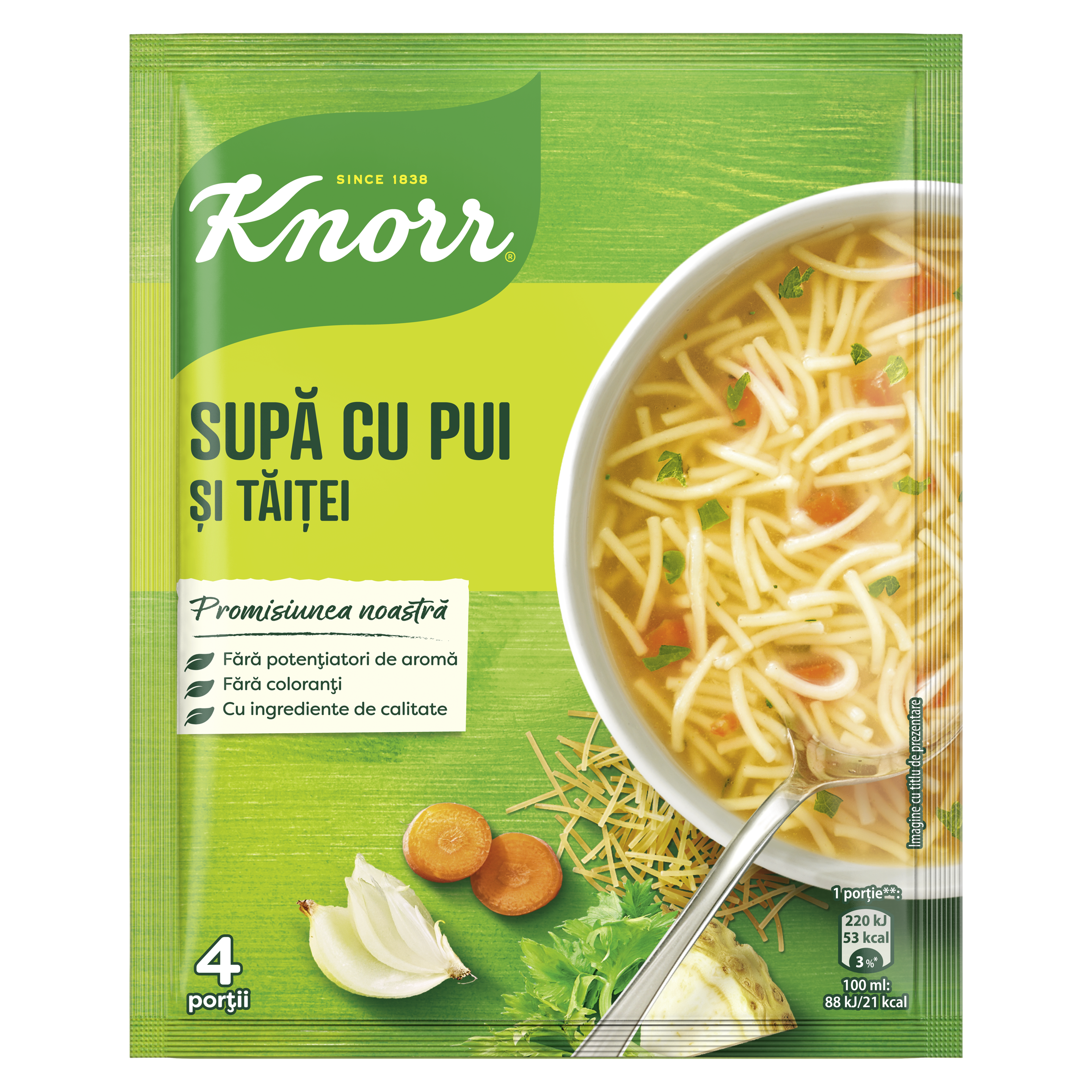Knorr supa de pui cu taitei