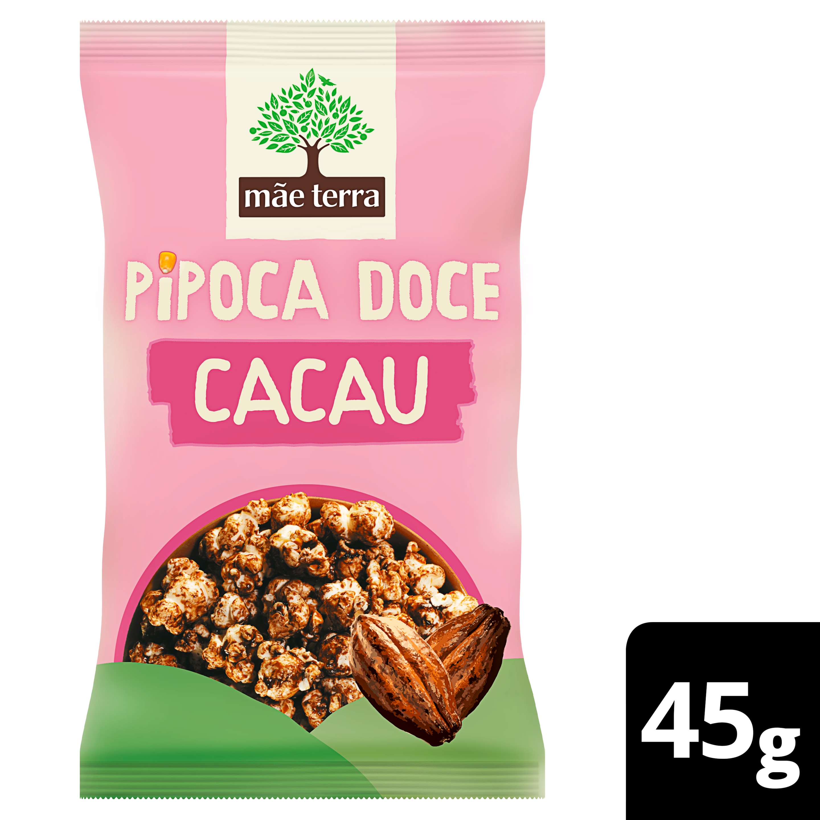 Pipoca Doce Cacau 45g packshot