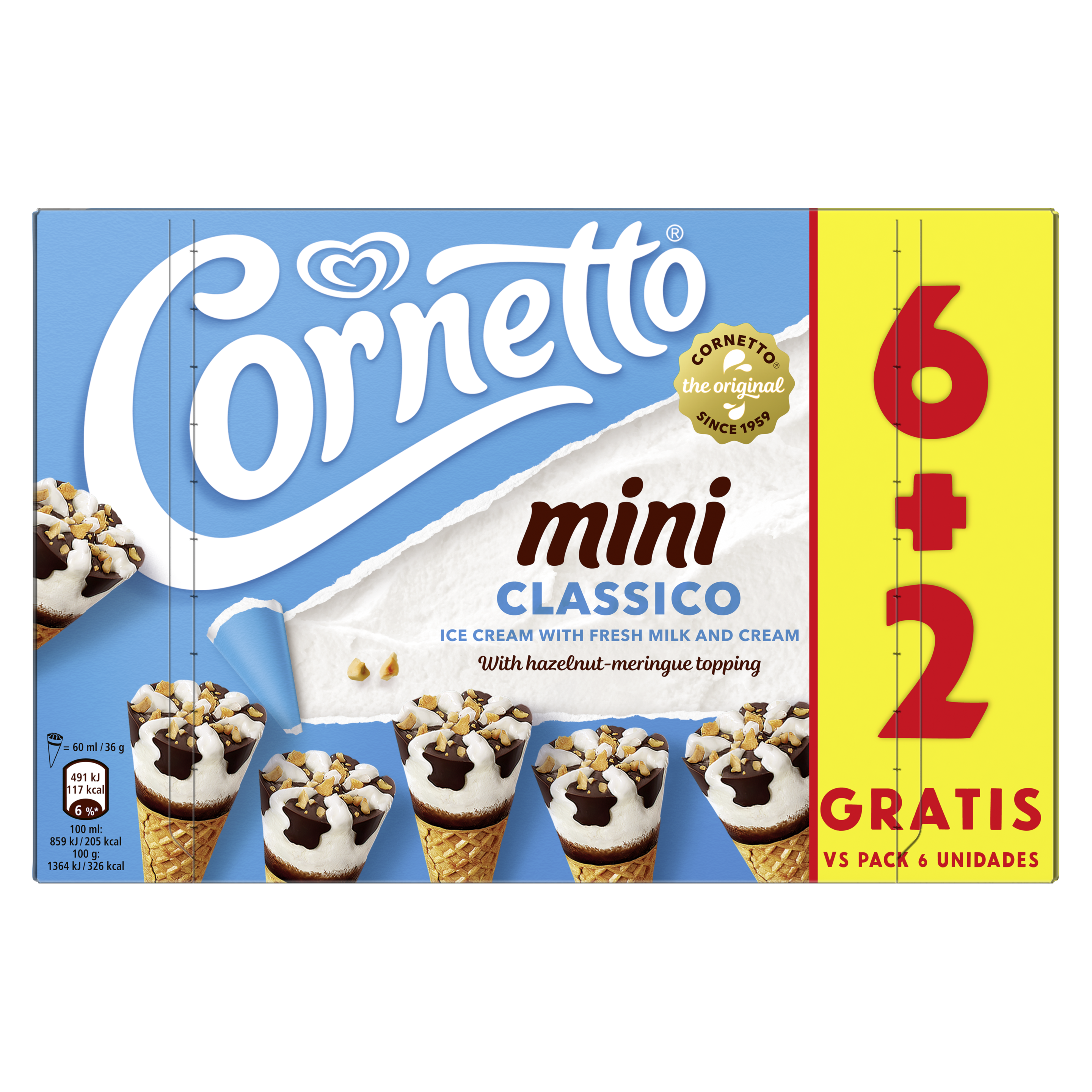 Multipack Mini Cornetto Clássico packshot