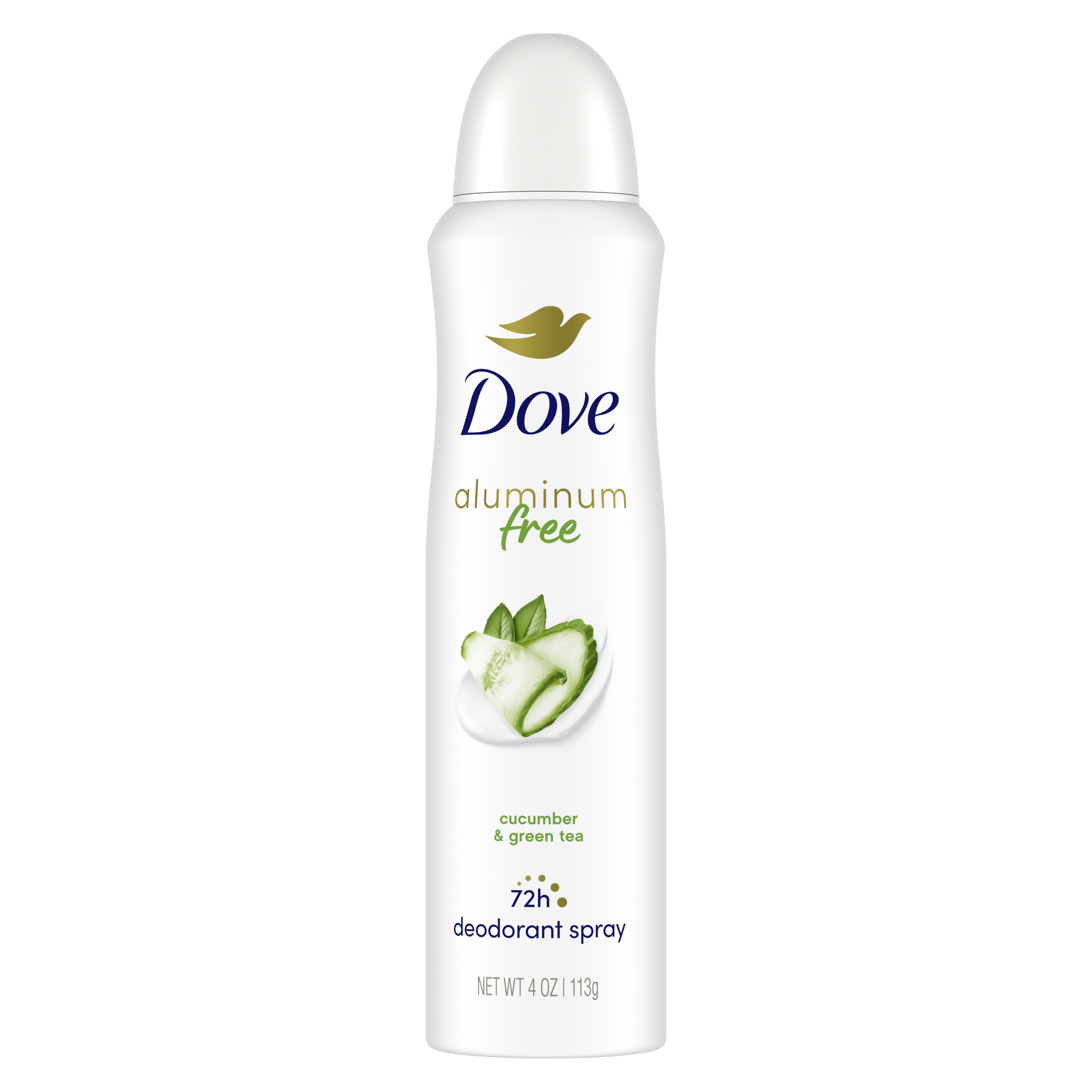 Dove 0% Aluminum Deodorant Spray Cucumber & Green Tea