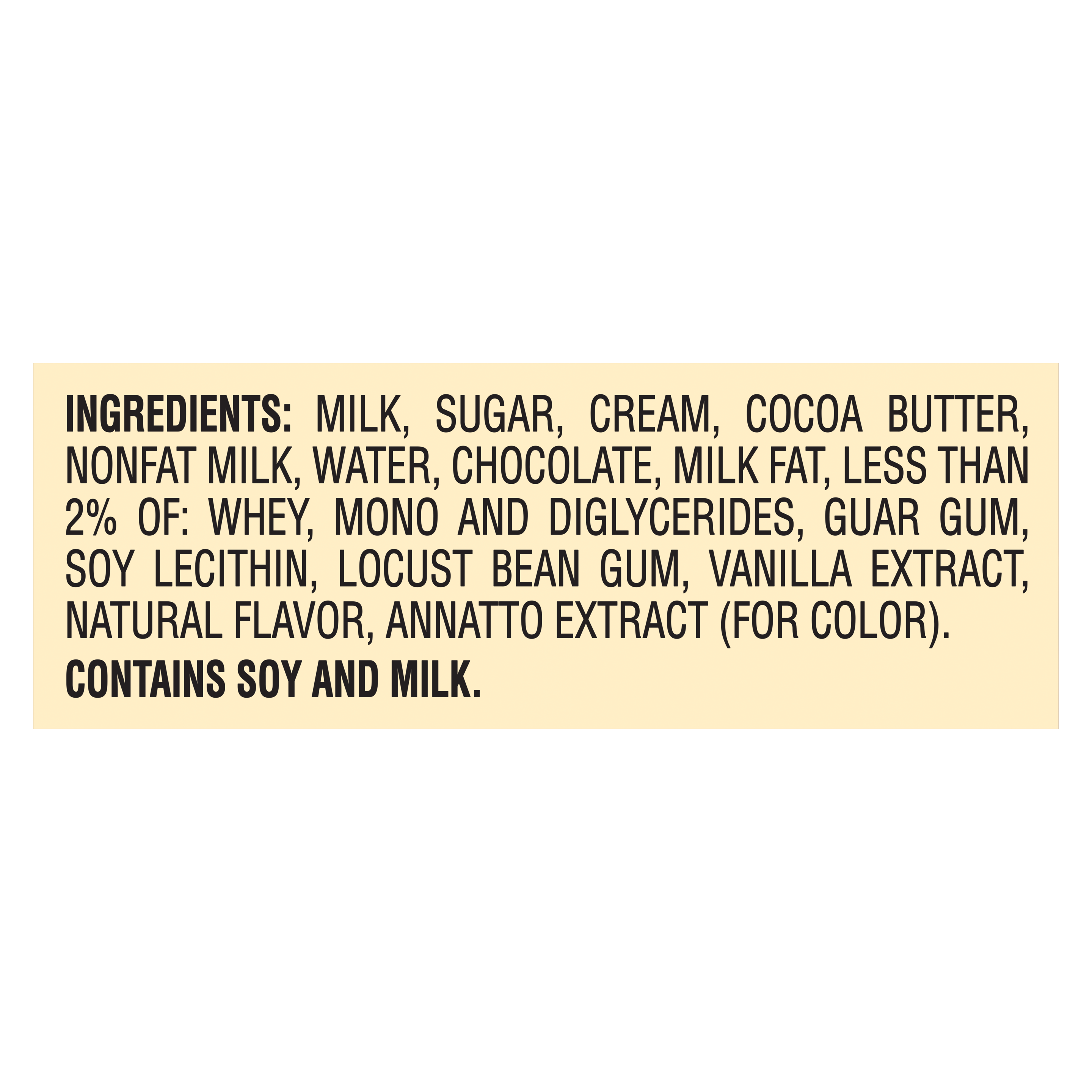 Milk Chocolate Ice Cream Bar