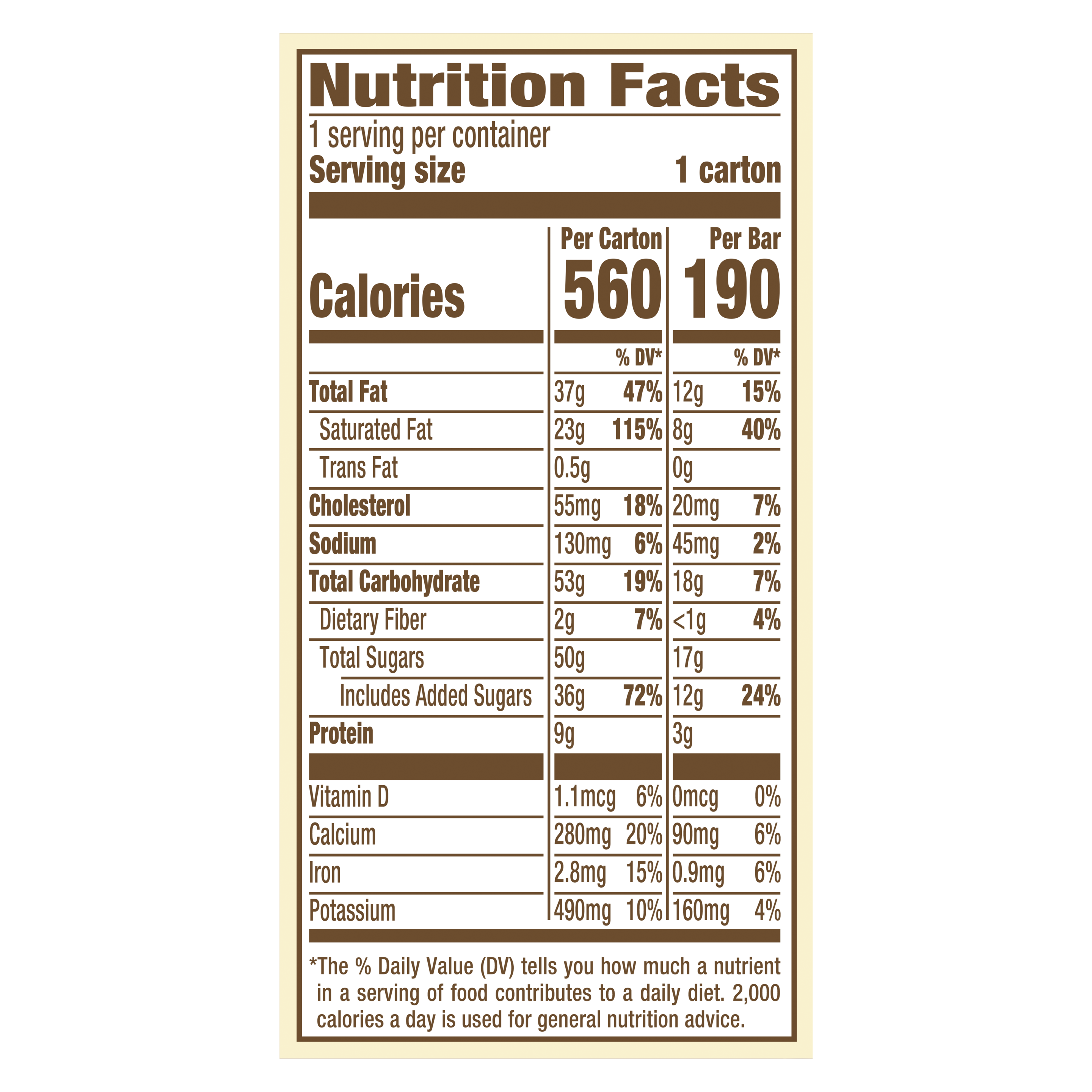 Milk Chocolate Ice Cream Bar