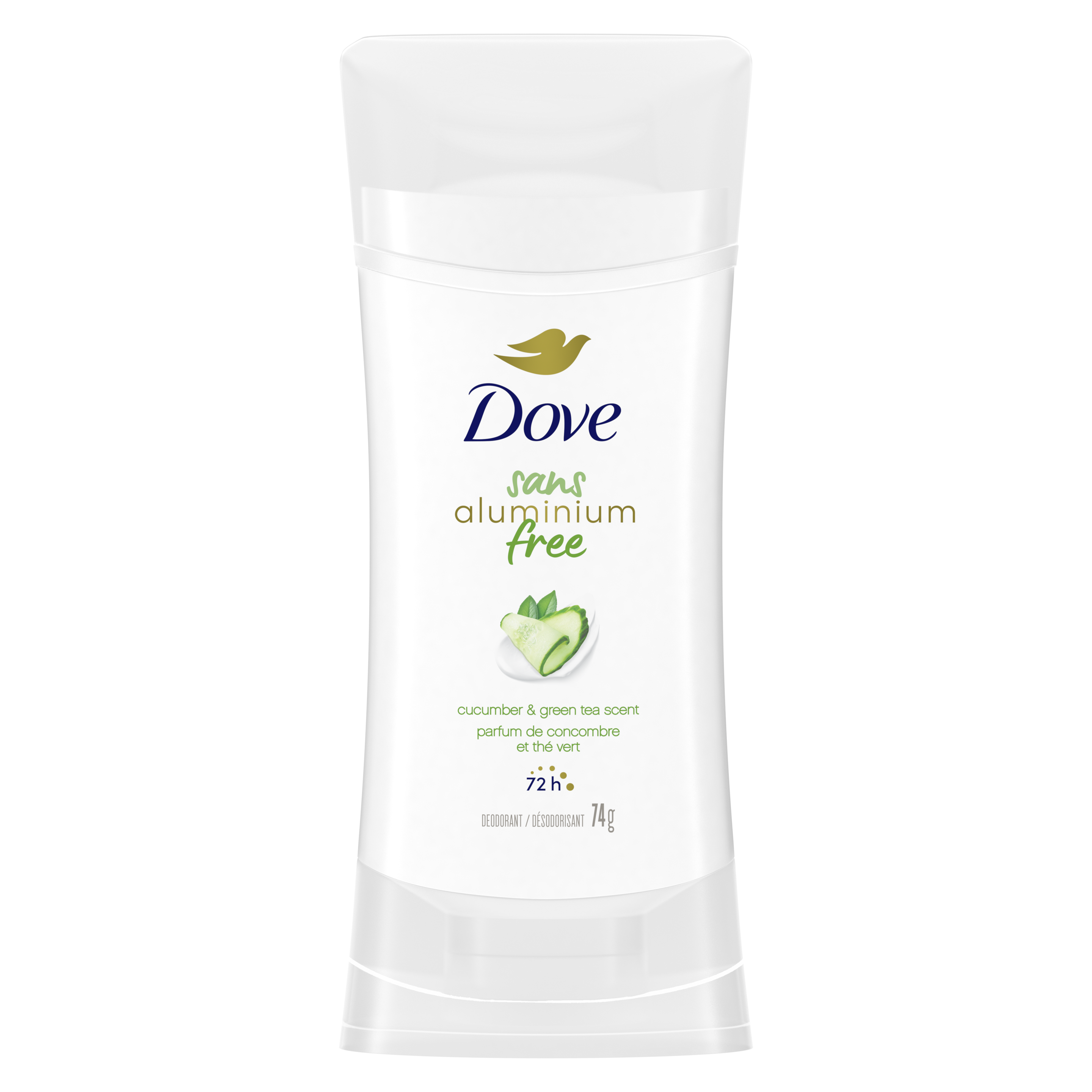 Aluminium Free Deodorant Stick Cucumber & Green Tea Scent 74g