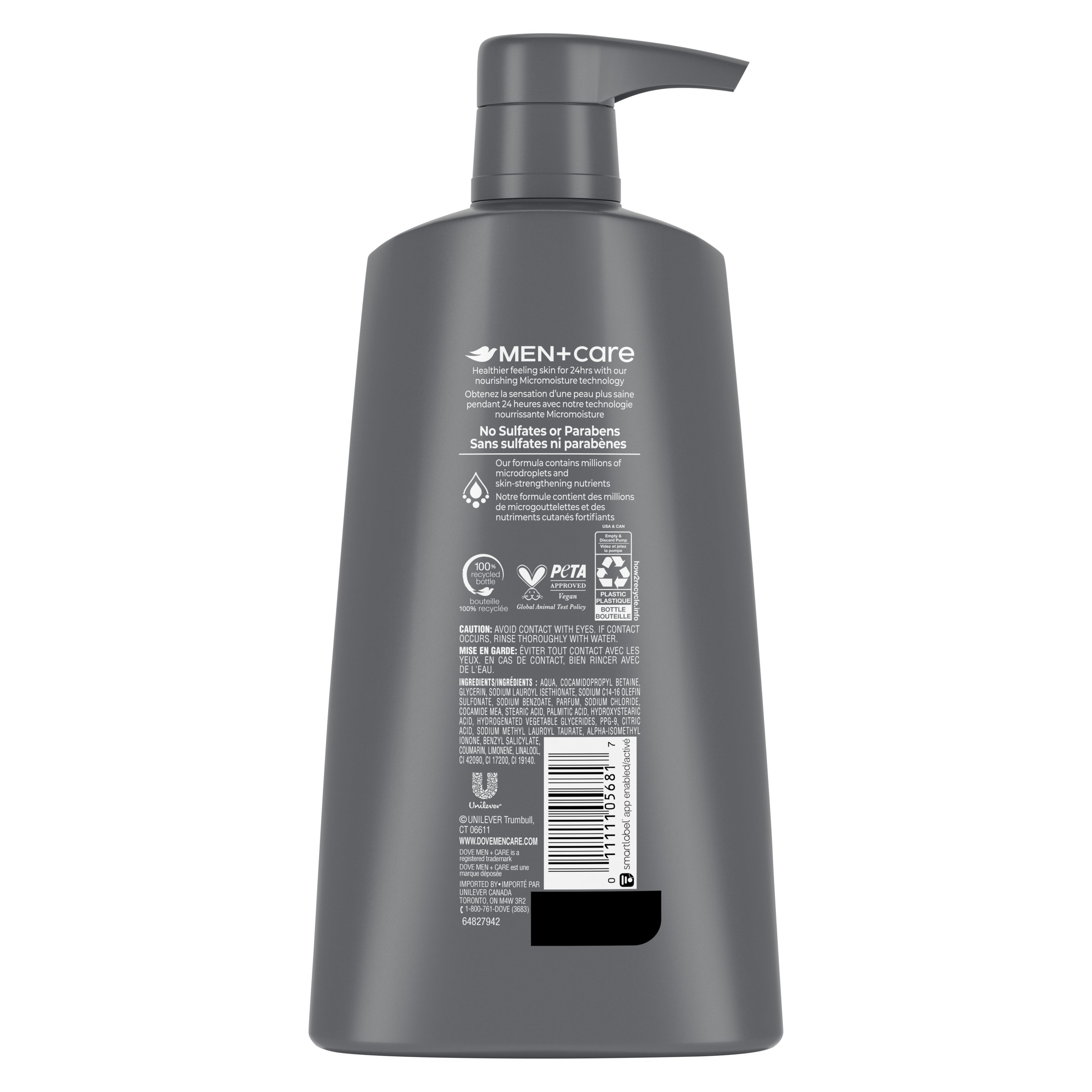 Men+Care Hydrating Clean Comfort Body + Face Wash