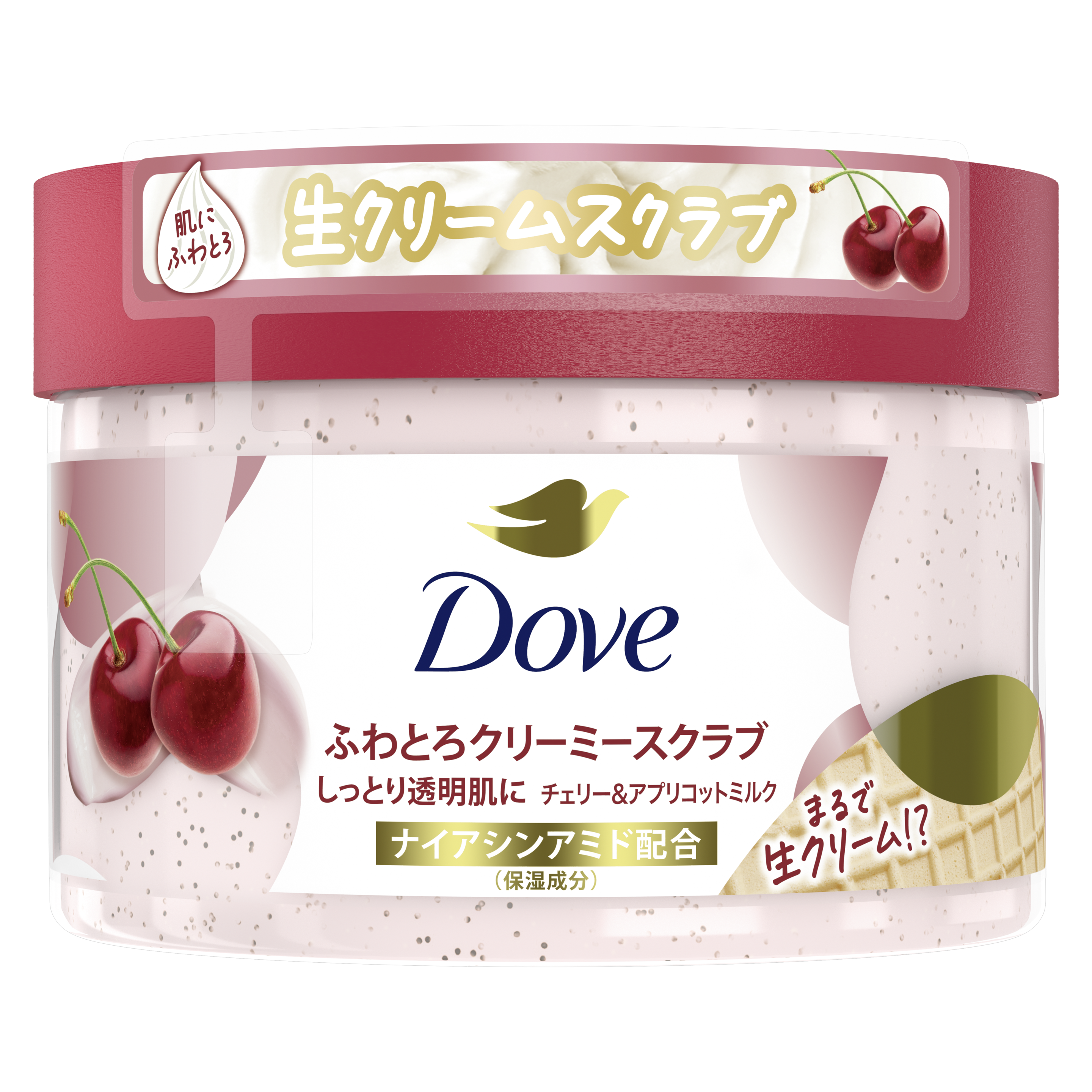 ダヴ　ふわとろクリーミースクラブ　チェリー＆アプリコットミルク