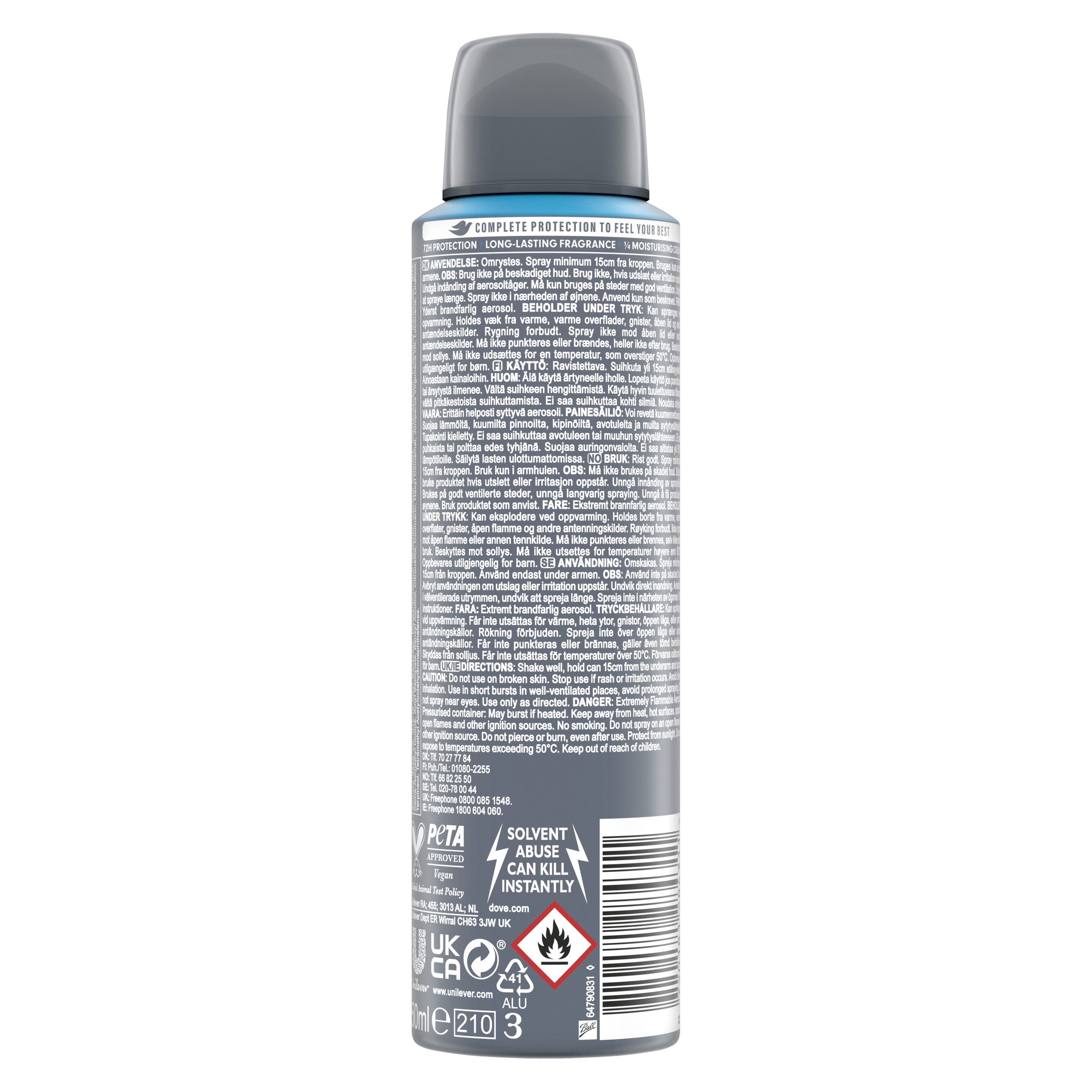 Men+Care Advanced Clean Comfort Antiperspirant Deodorant Spray 150ml