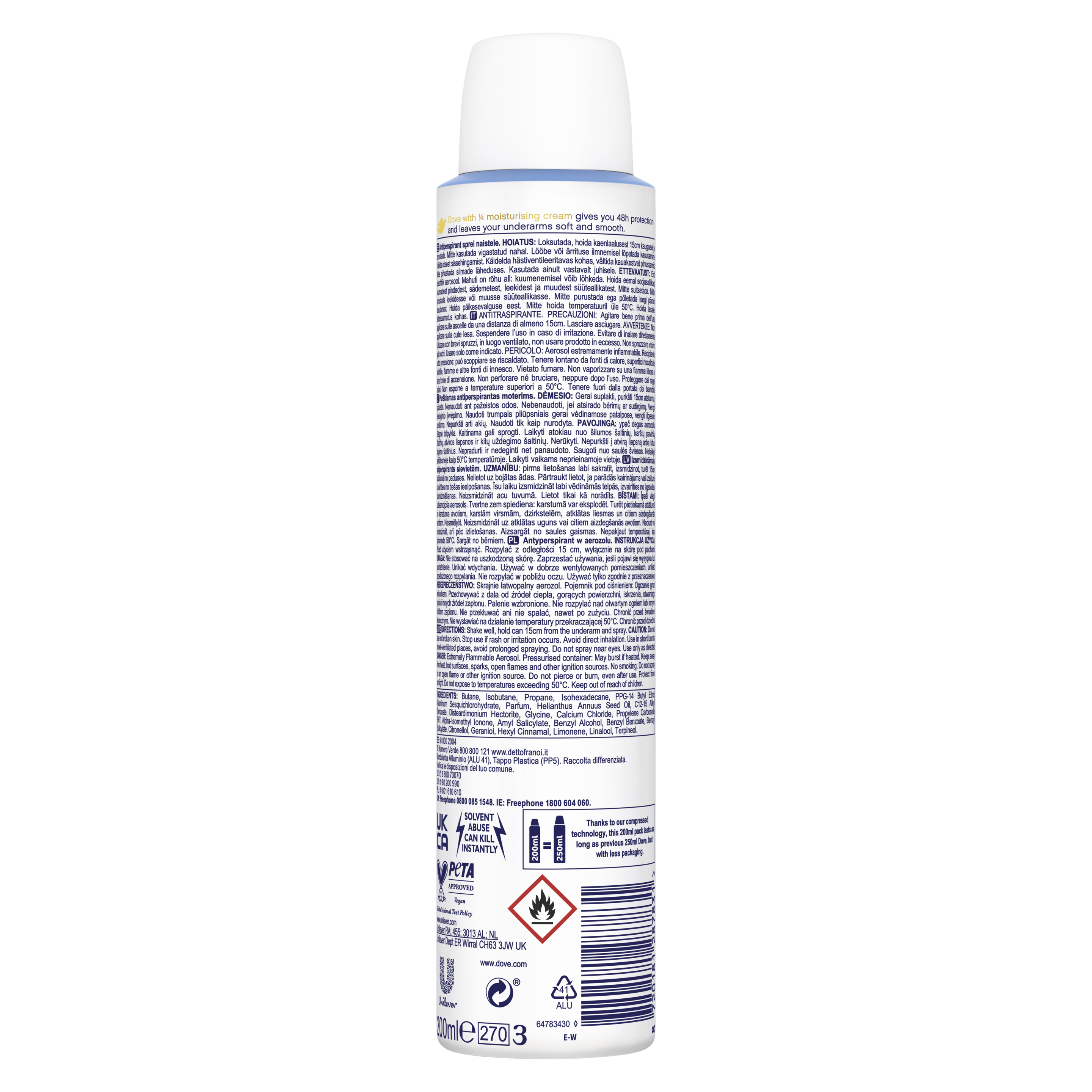 Classic Antiperspirant Deodorant Spray