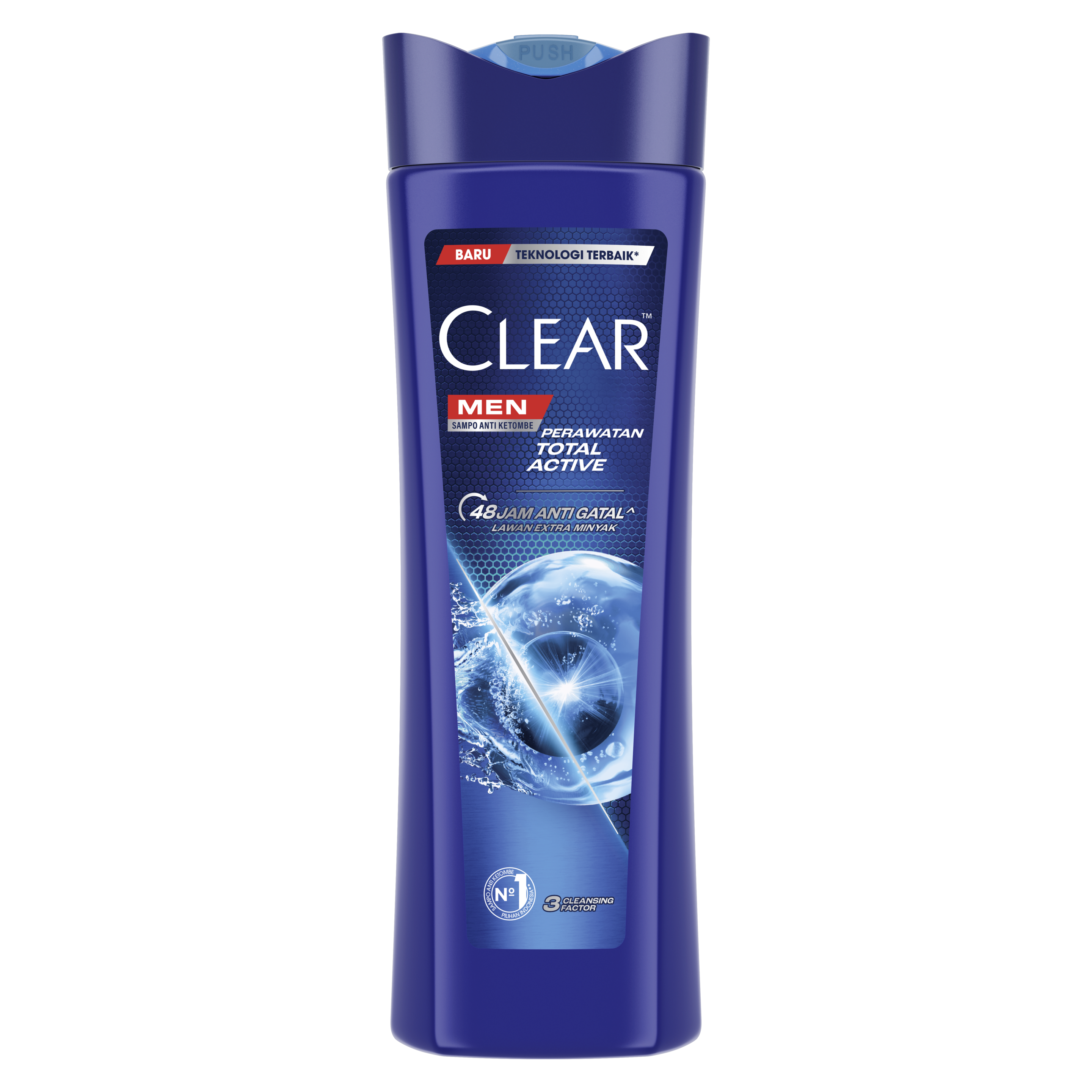 CLEAR Shampoo Perawatan Total Active Bottle 300 mL