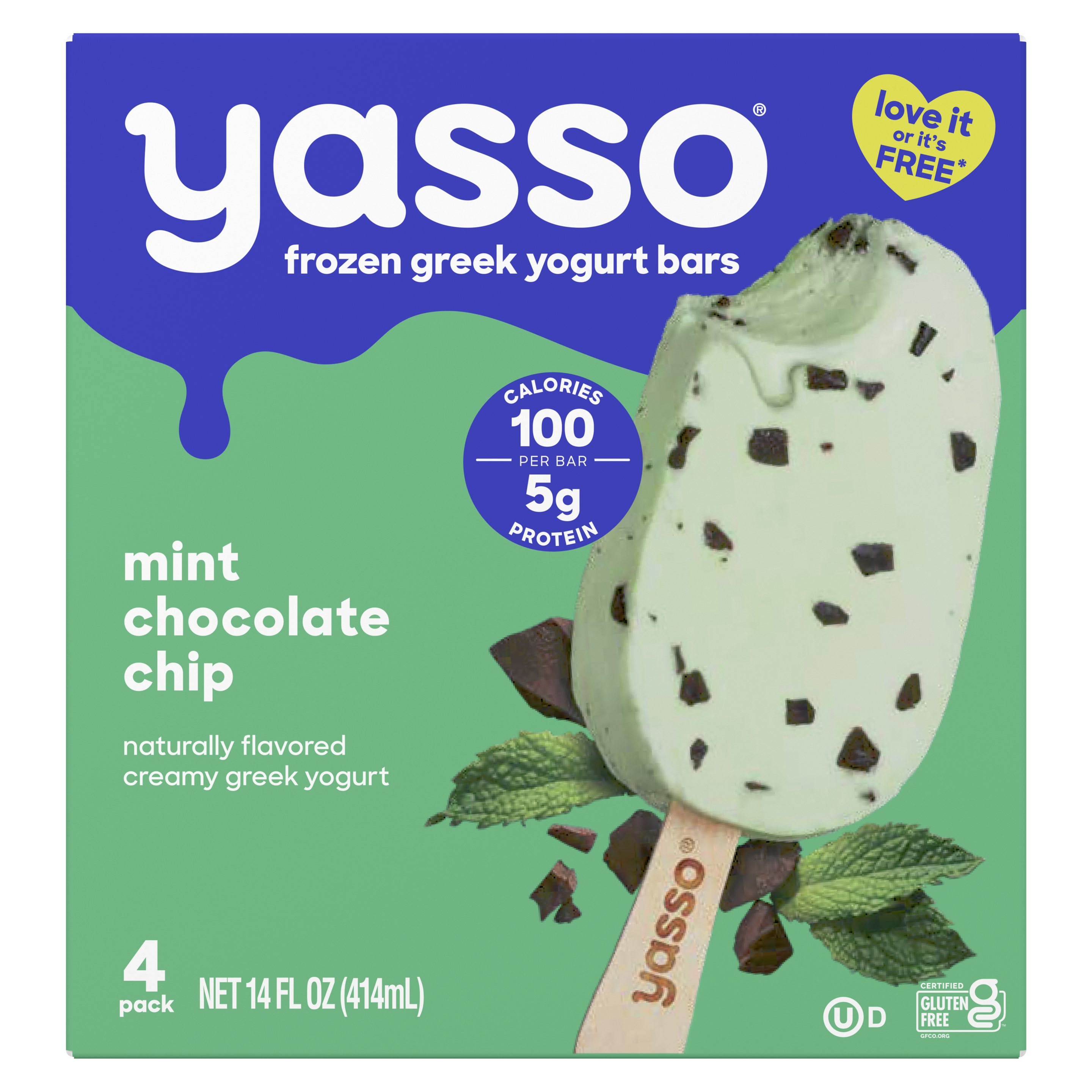 Yasso Bars Mint Chocolate Chip Hero