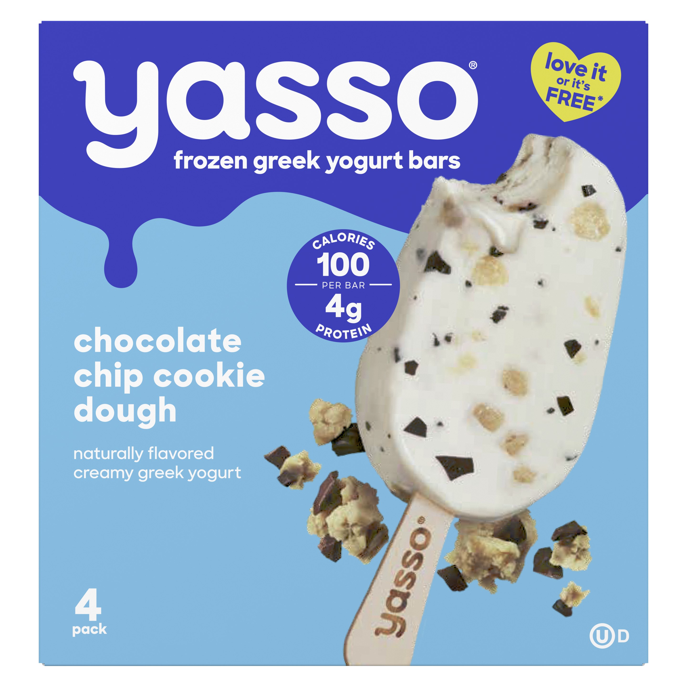 Yasso Bars Chocolate ChipCookie Dough Hero