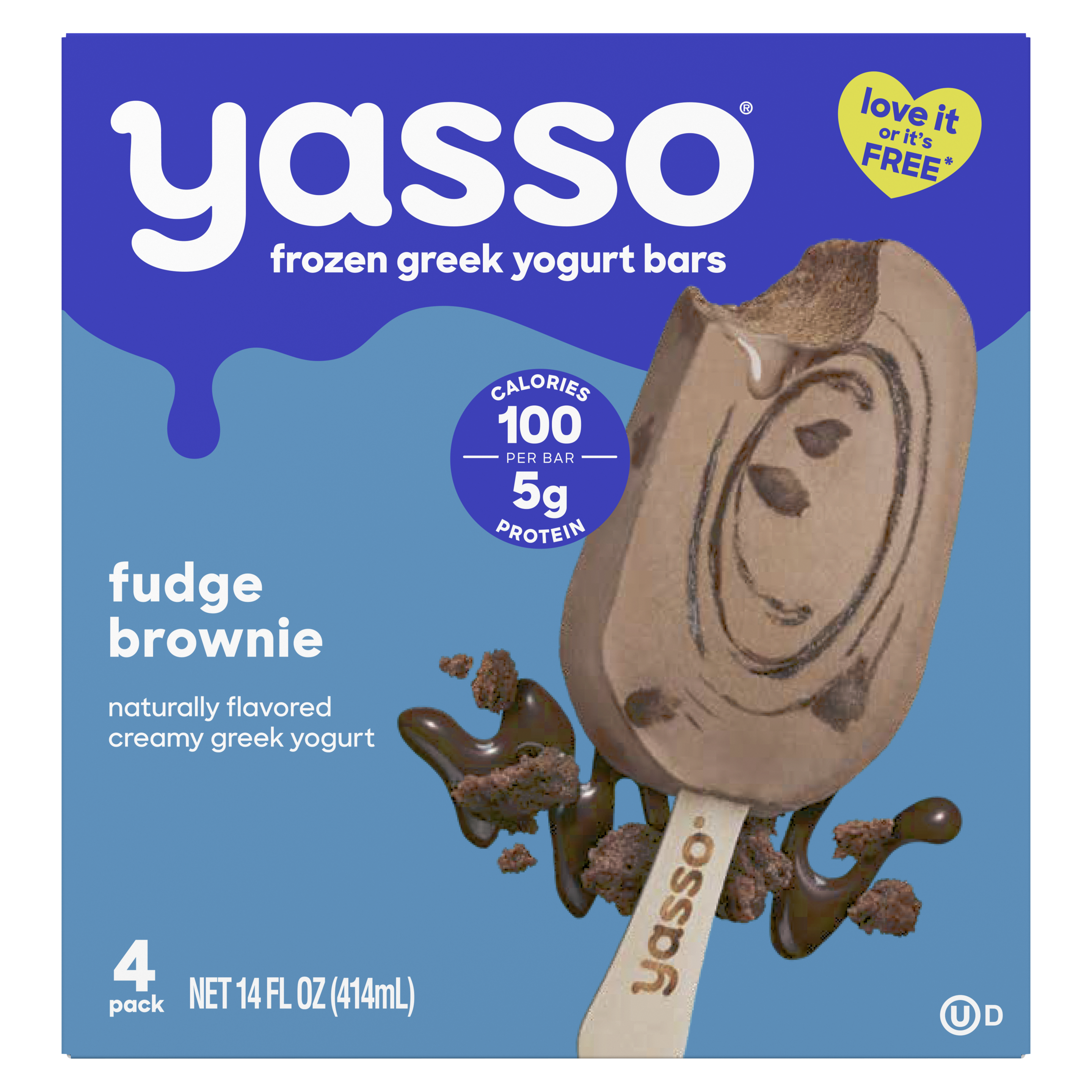 Yasso Bars Fudge Brownie Hero