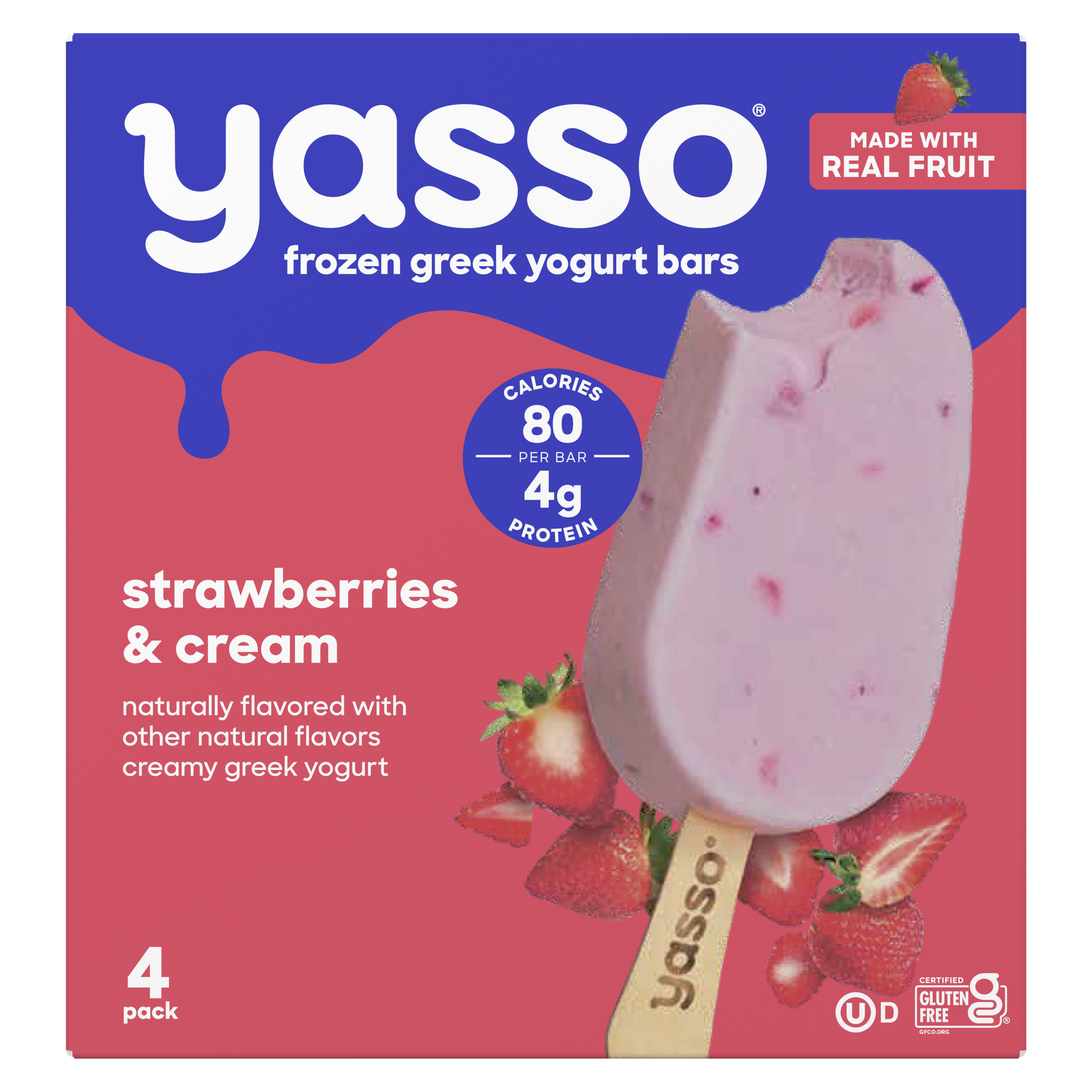 Yasso Bars Strawberries Cream Hero