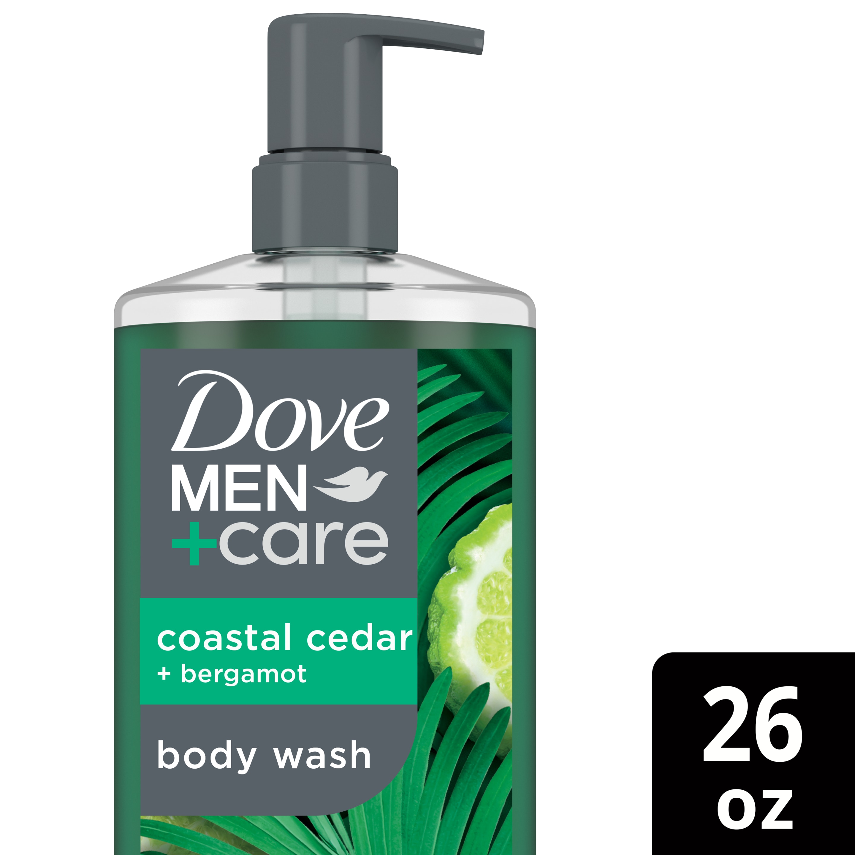 Dove Men+Care Coastal Cedar + Bergamot Body Wash 26 oz