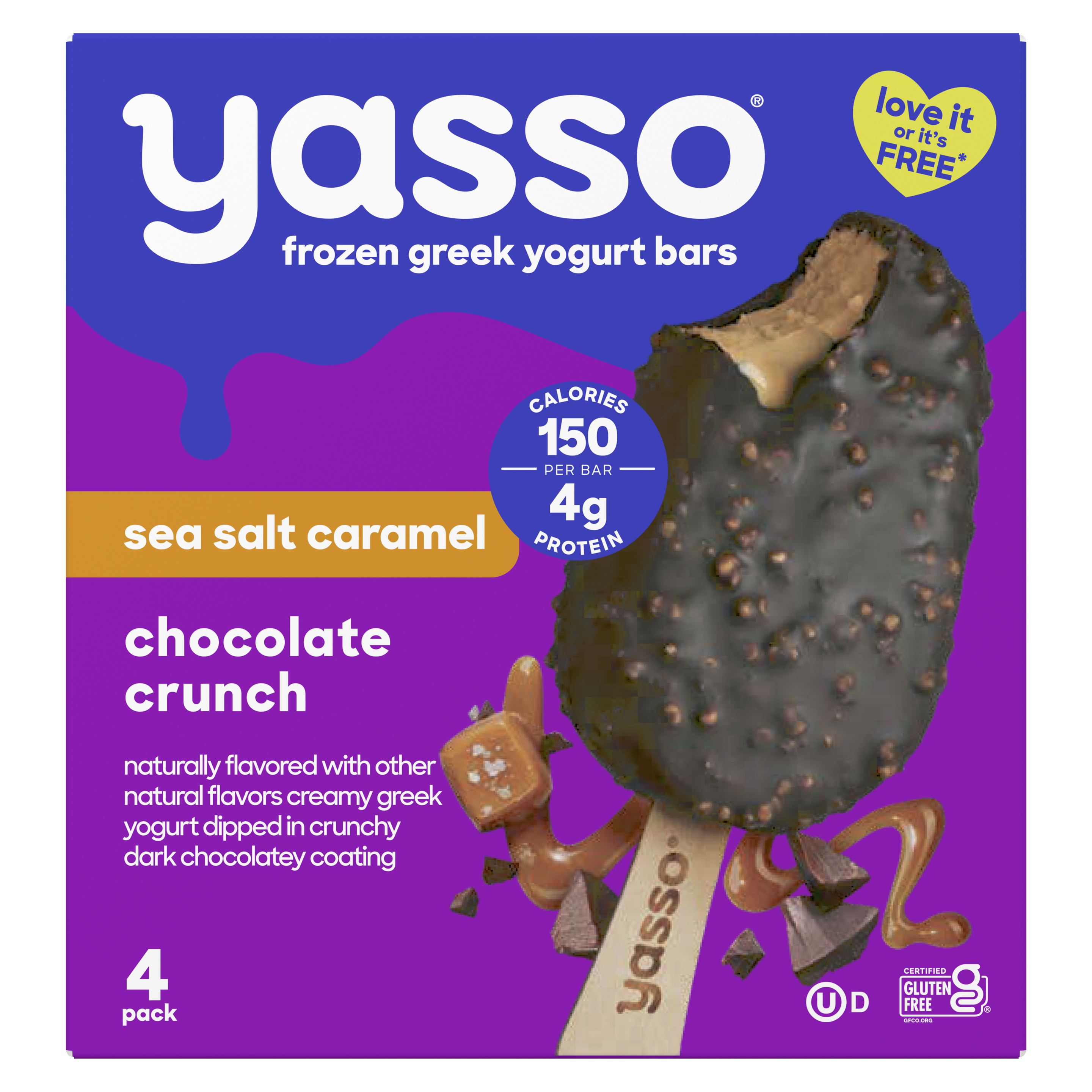 Yasso Chocolate Crunch Sea Salt Caramel Hero