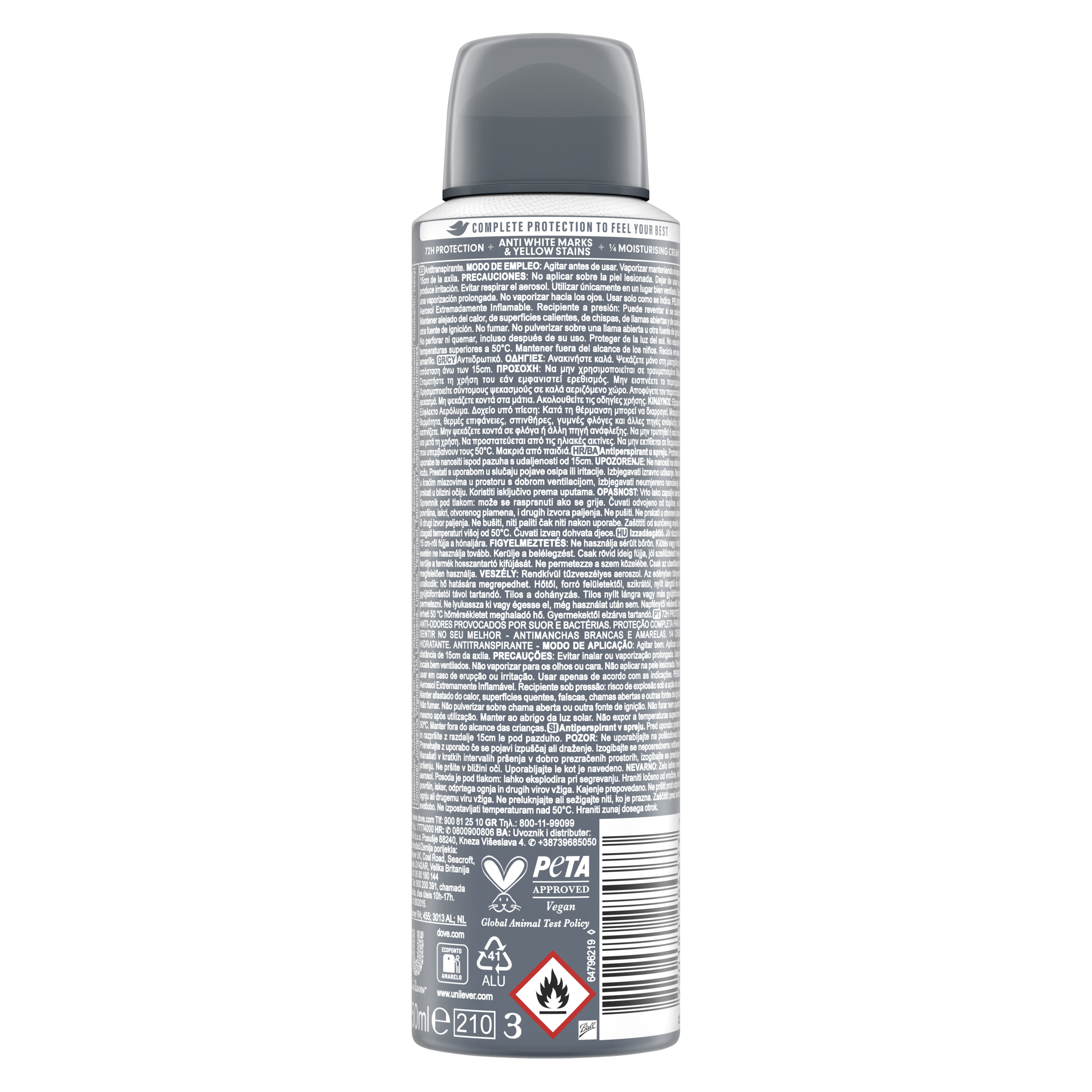 Men+Care Invisible Dry férfi izzadásgátló aeroszol