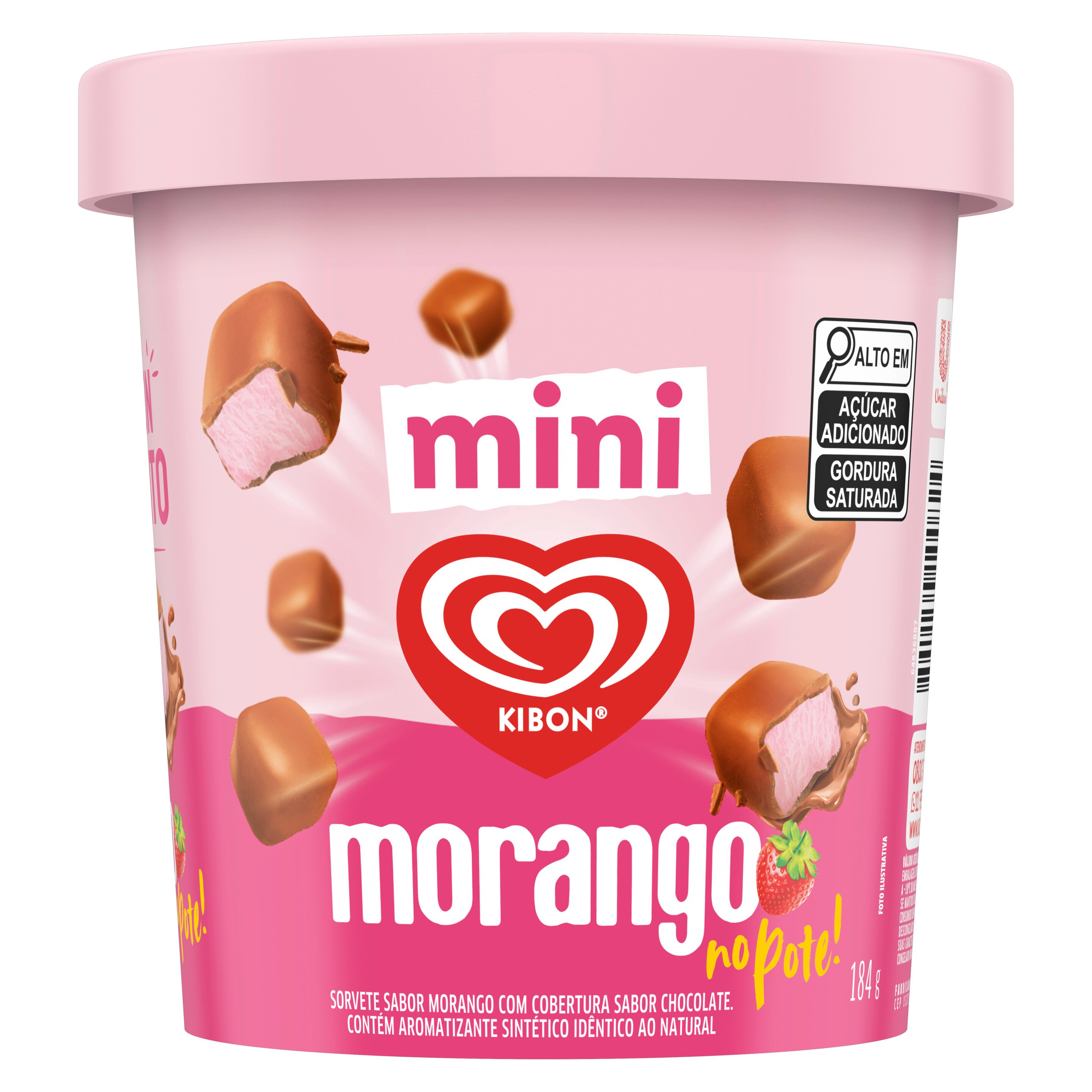 Mini Morango no Pote