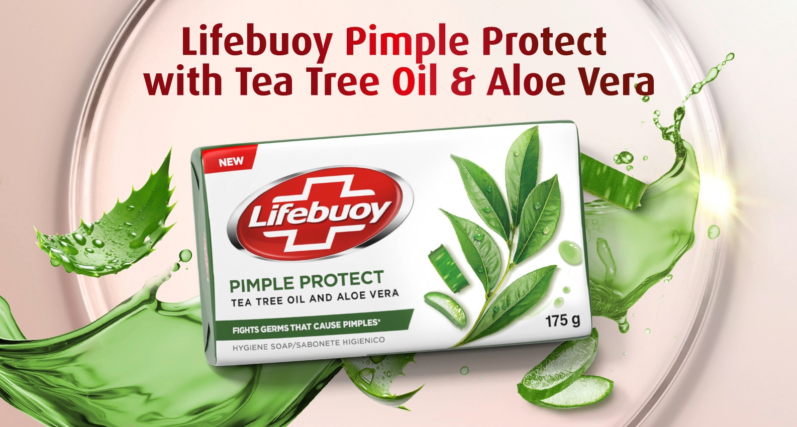 Lifebuoy Pimple Protect: Tea Tree Oil and Aloe Vera 